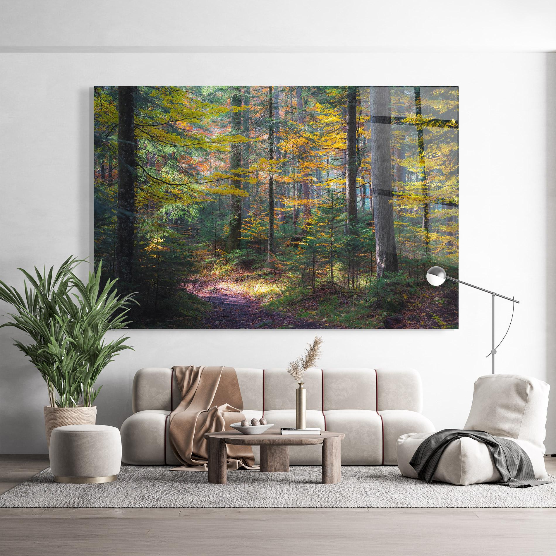 Стъклена картина Dreamy Path Dorest mockup 9