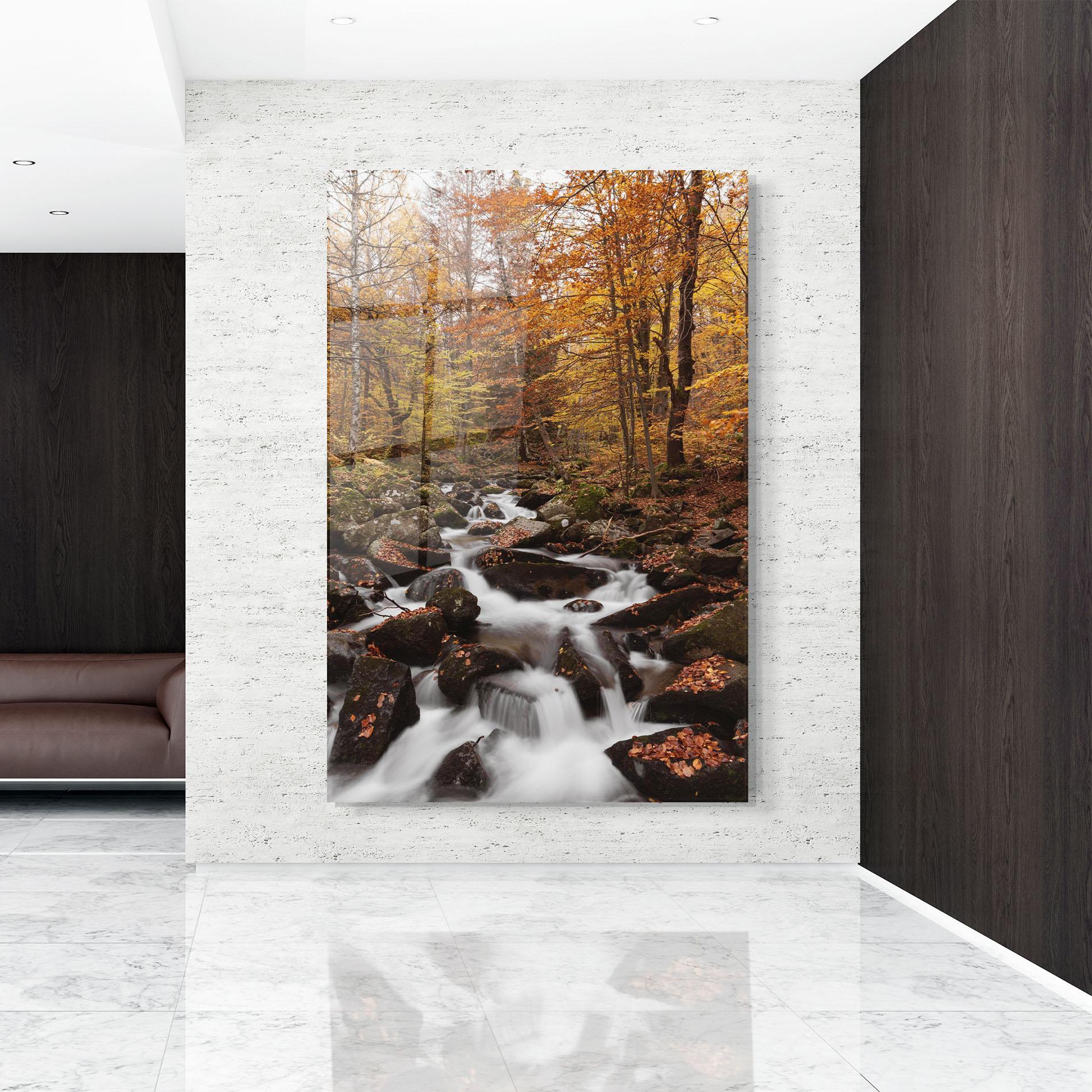 Стъклена картина River Forest View mockup 9