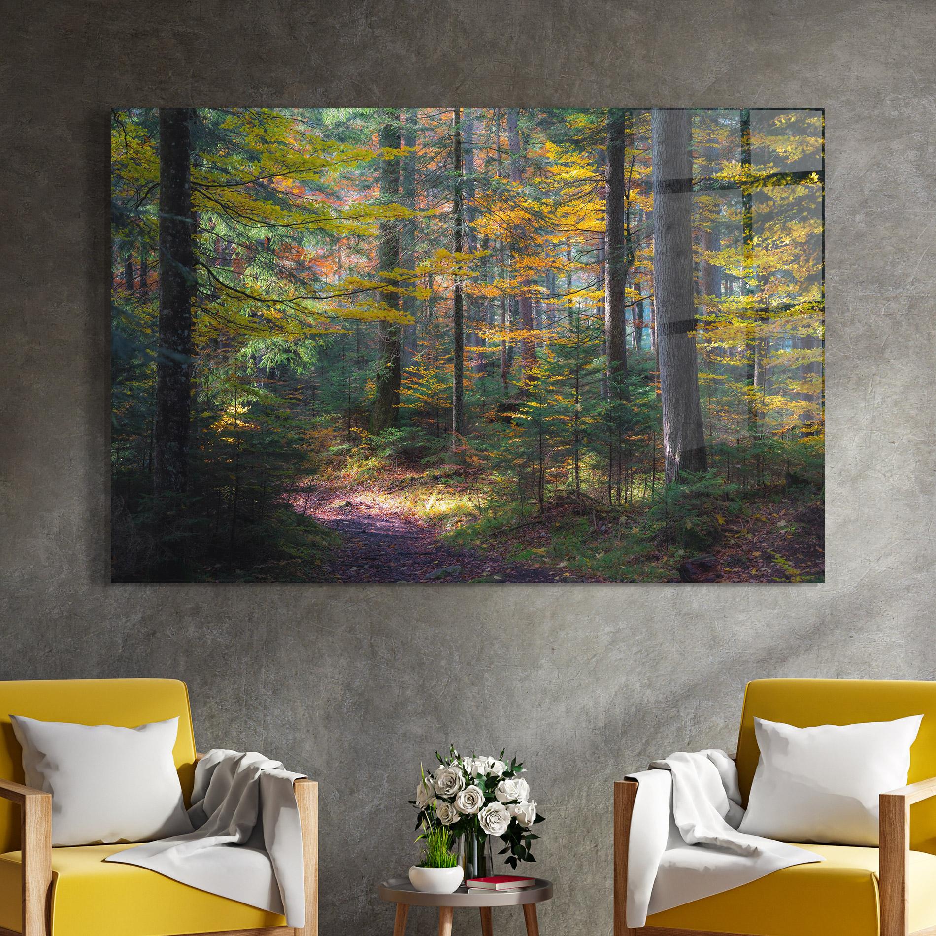 Стъклена картина Dreamy Path Dorest mockup 4