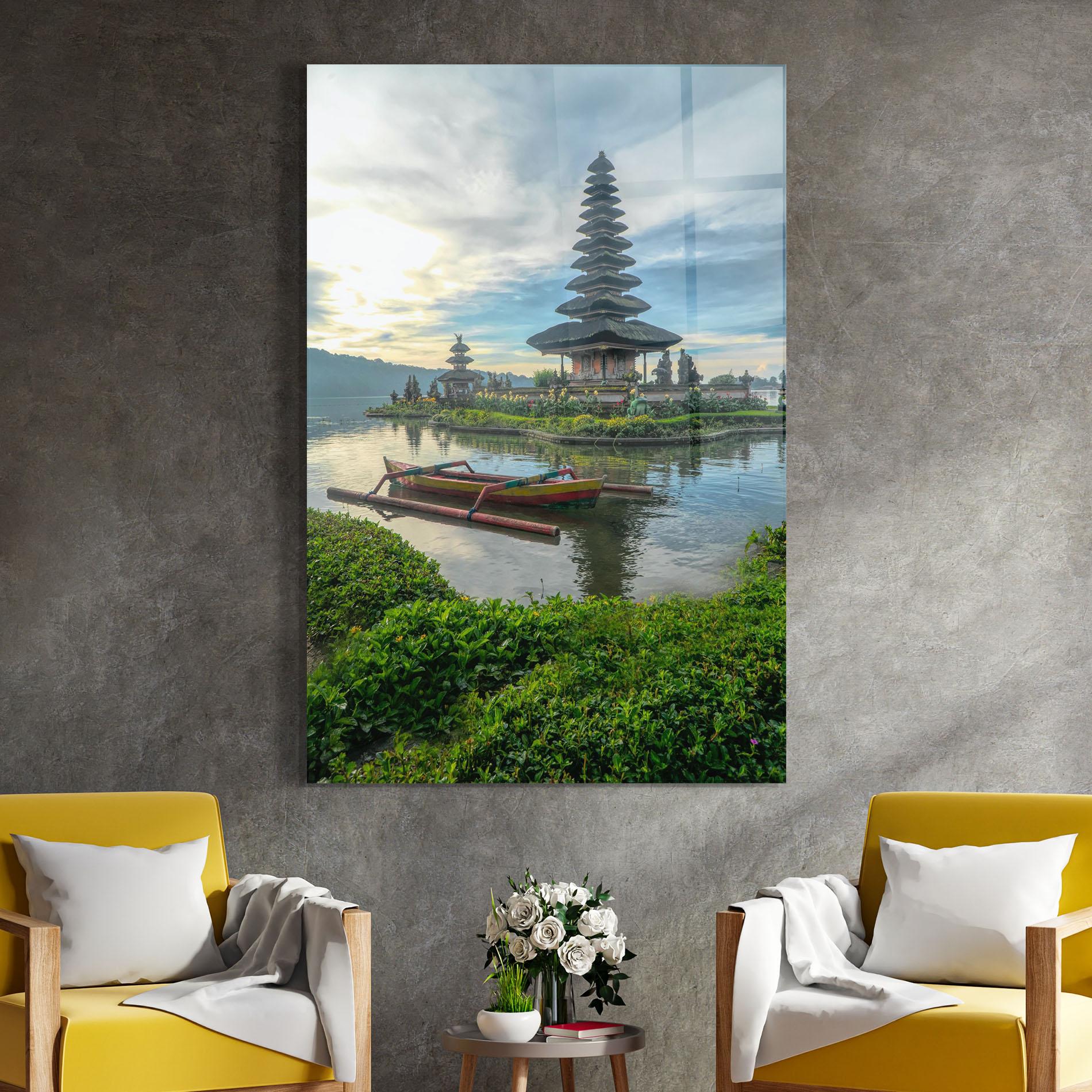 Стъклена картина Chinese Landscape mockup 4