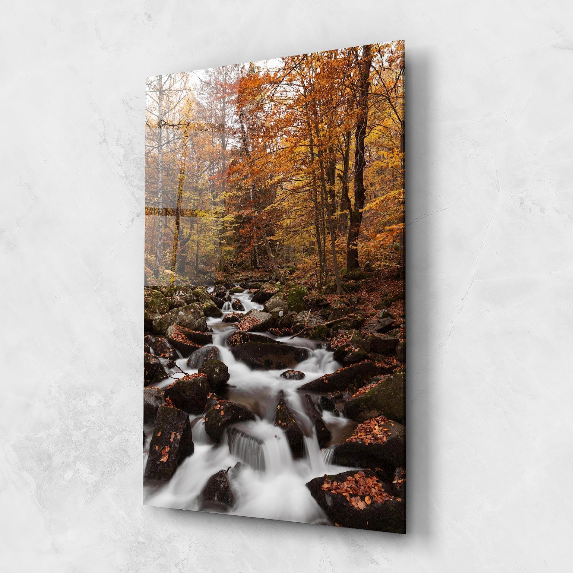 Стъклена картина River Forest View mockup 1