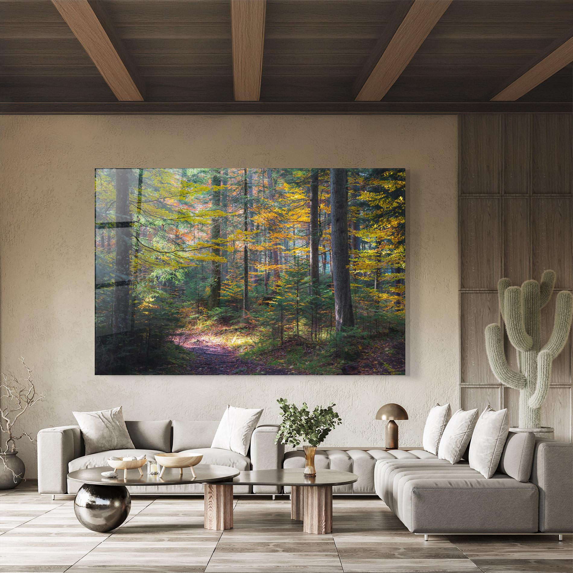 Стъклена картина Dreamy Path Dorest mockup 8