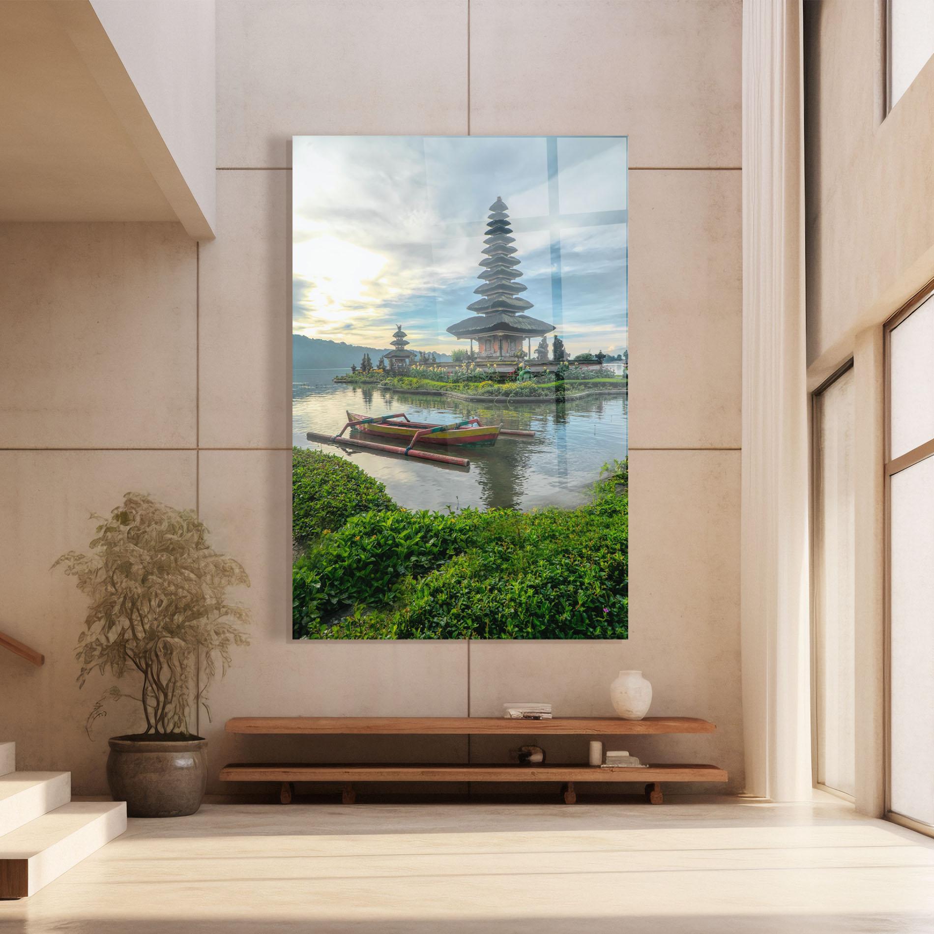 Стъклена картина Chinese Landscape mockup 8