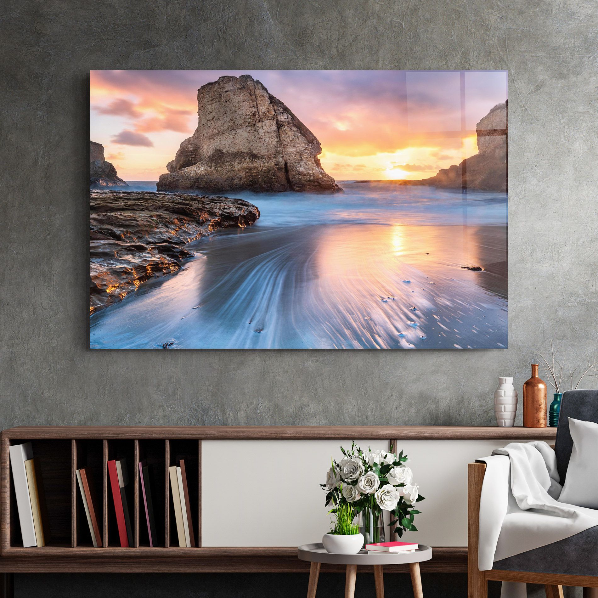 Blue Sunset Beach mockup 2