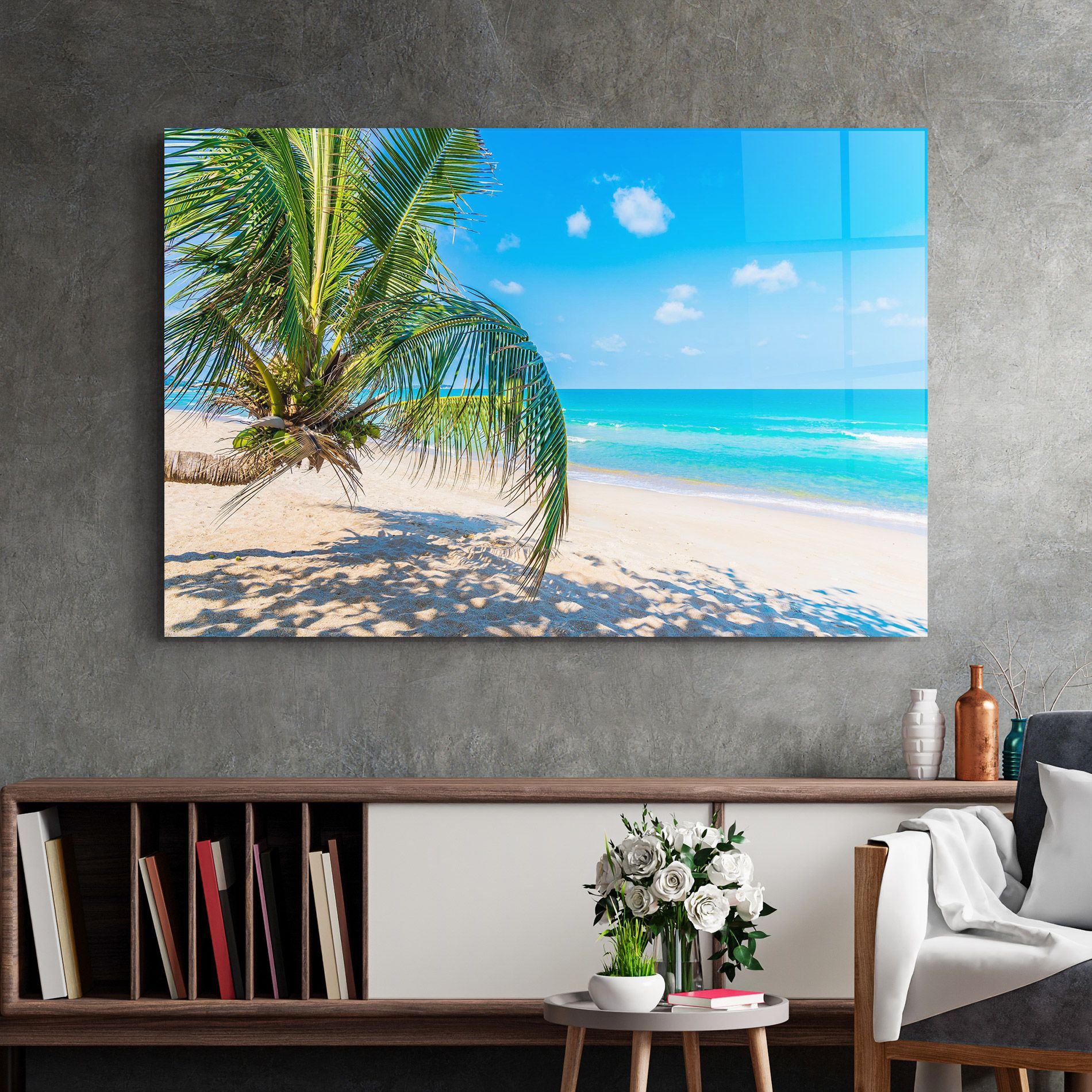 Tropical Beach View mockup 2
