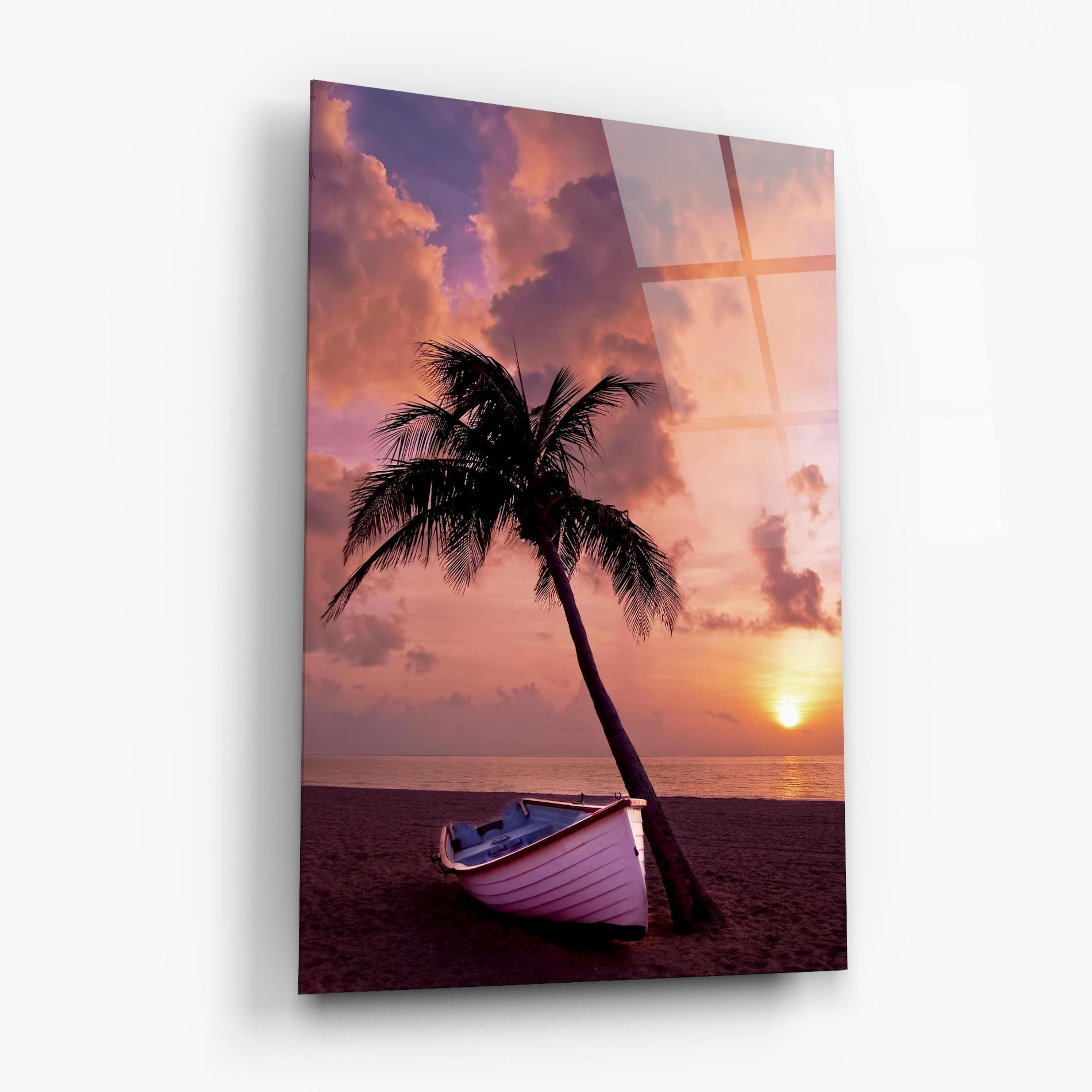 Boat Purple Sunset mockup 6