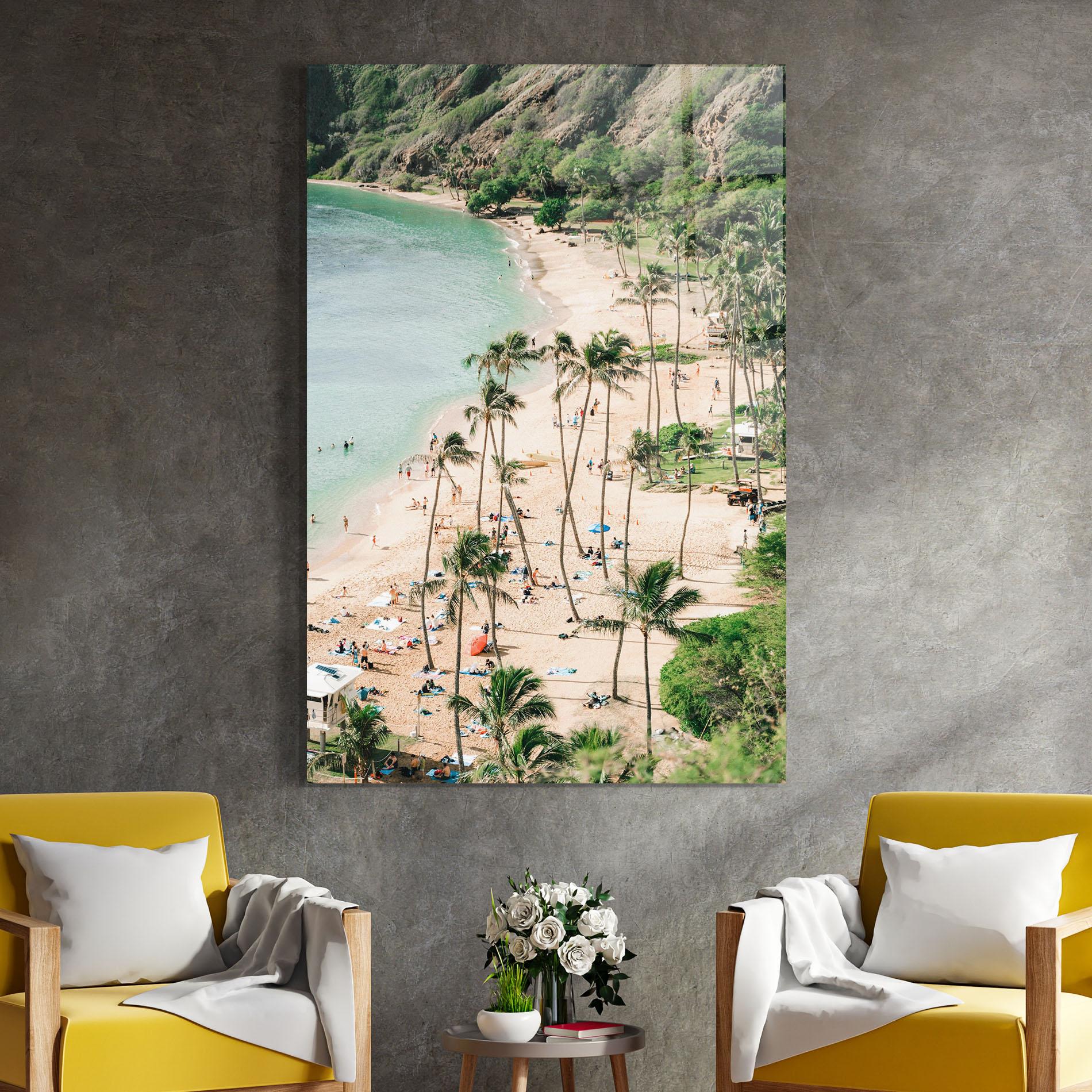 Стъклена картина Beach Day mockup 4