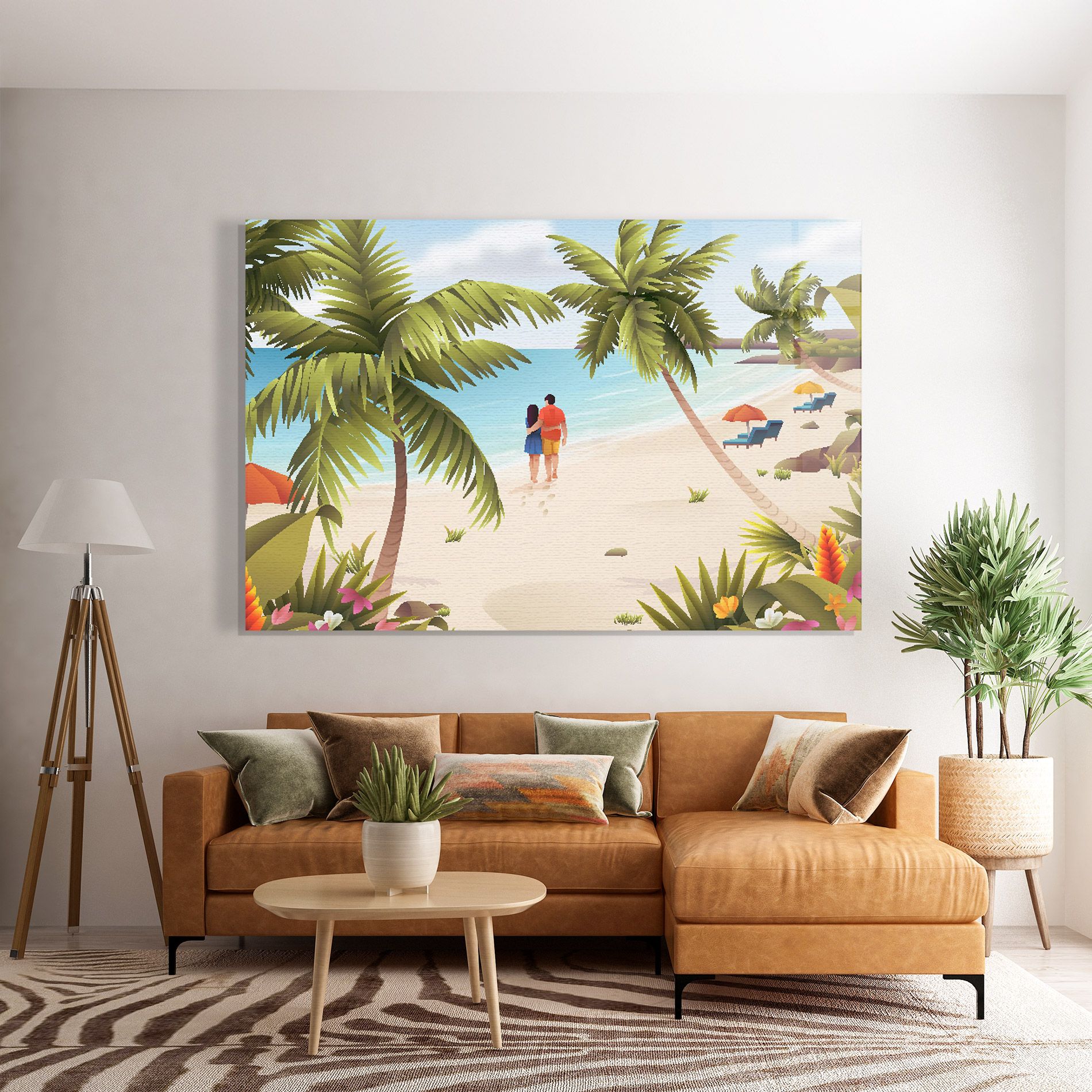 Couple Beach mockup 7