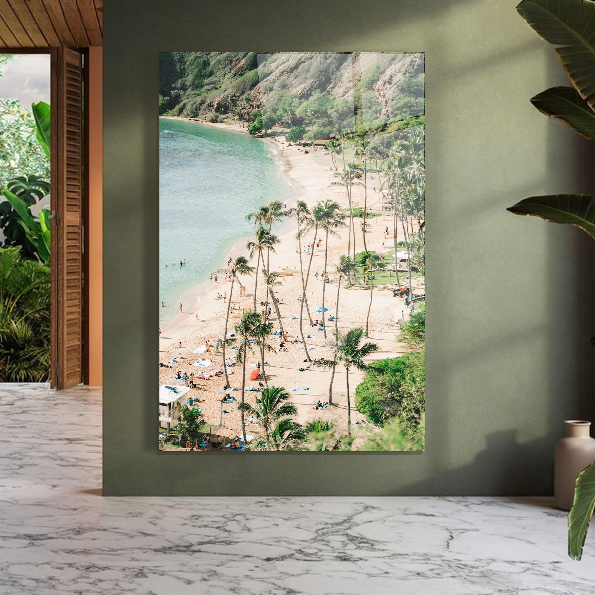 Стъклена картина Beach Day mockup 7