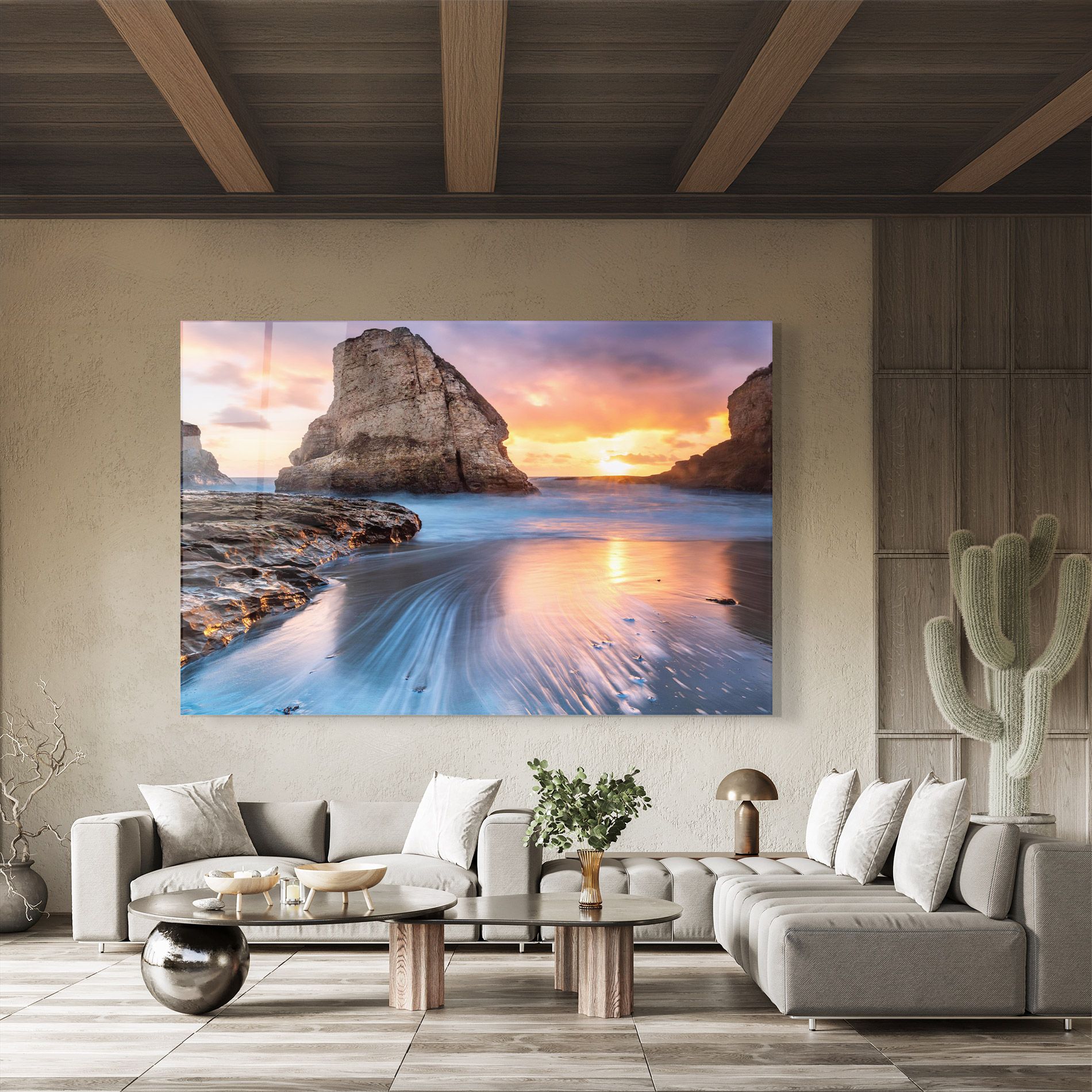 Blue Sunset Beach mockup 8