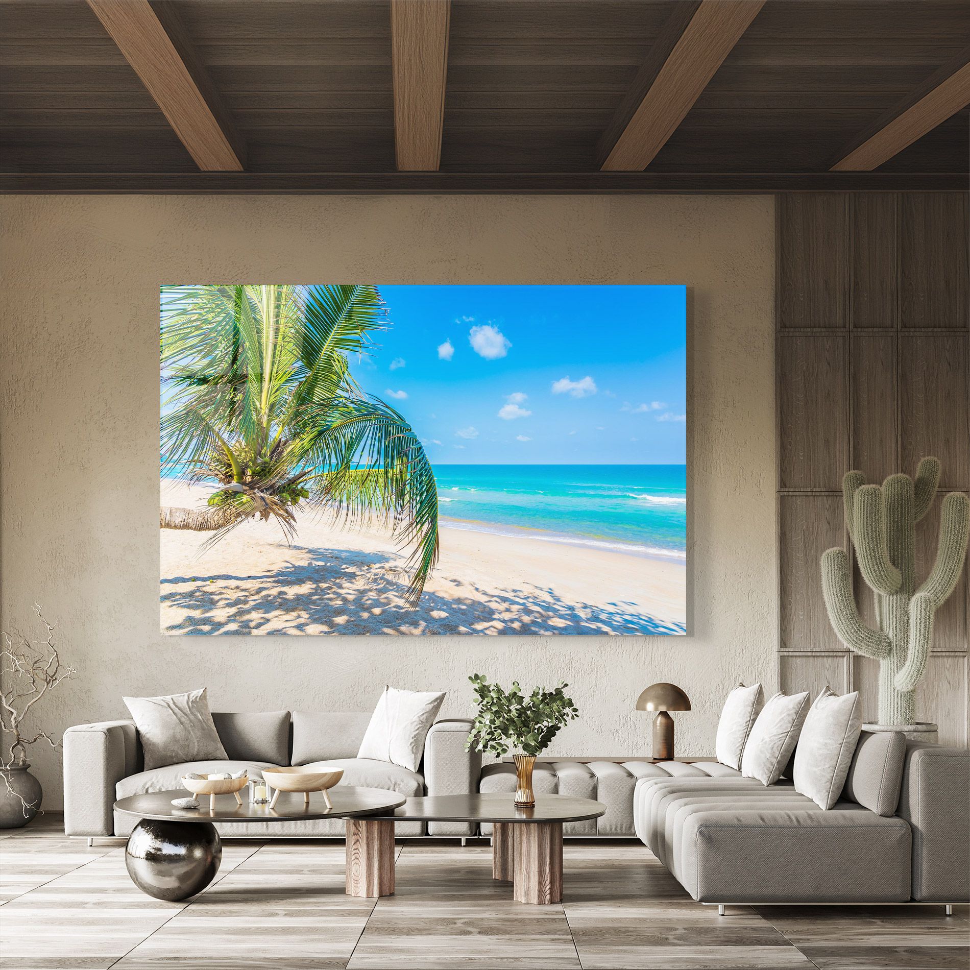 Tropical Beach View mockup 8