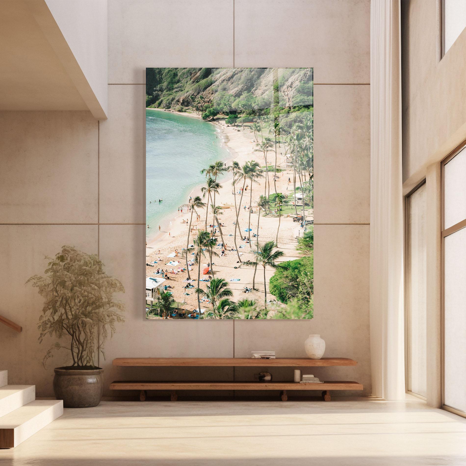 Стъклена картина Beach Day mockup 8