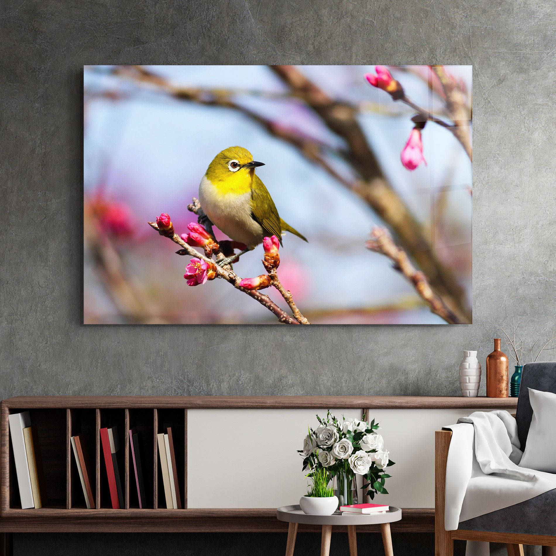 Cute Pink Flower Buds mockup 2