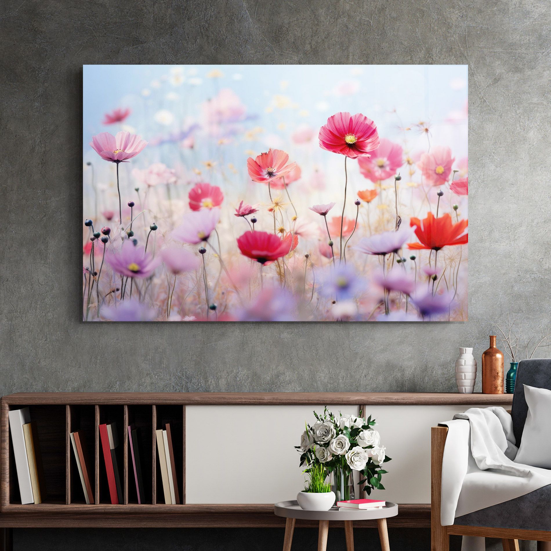 Dreamy Sprig Pink Flower mockup 2