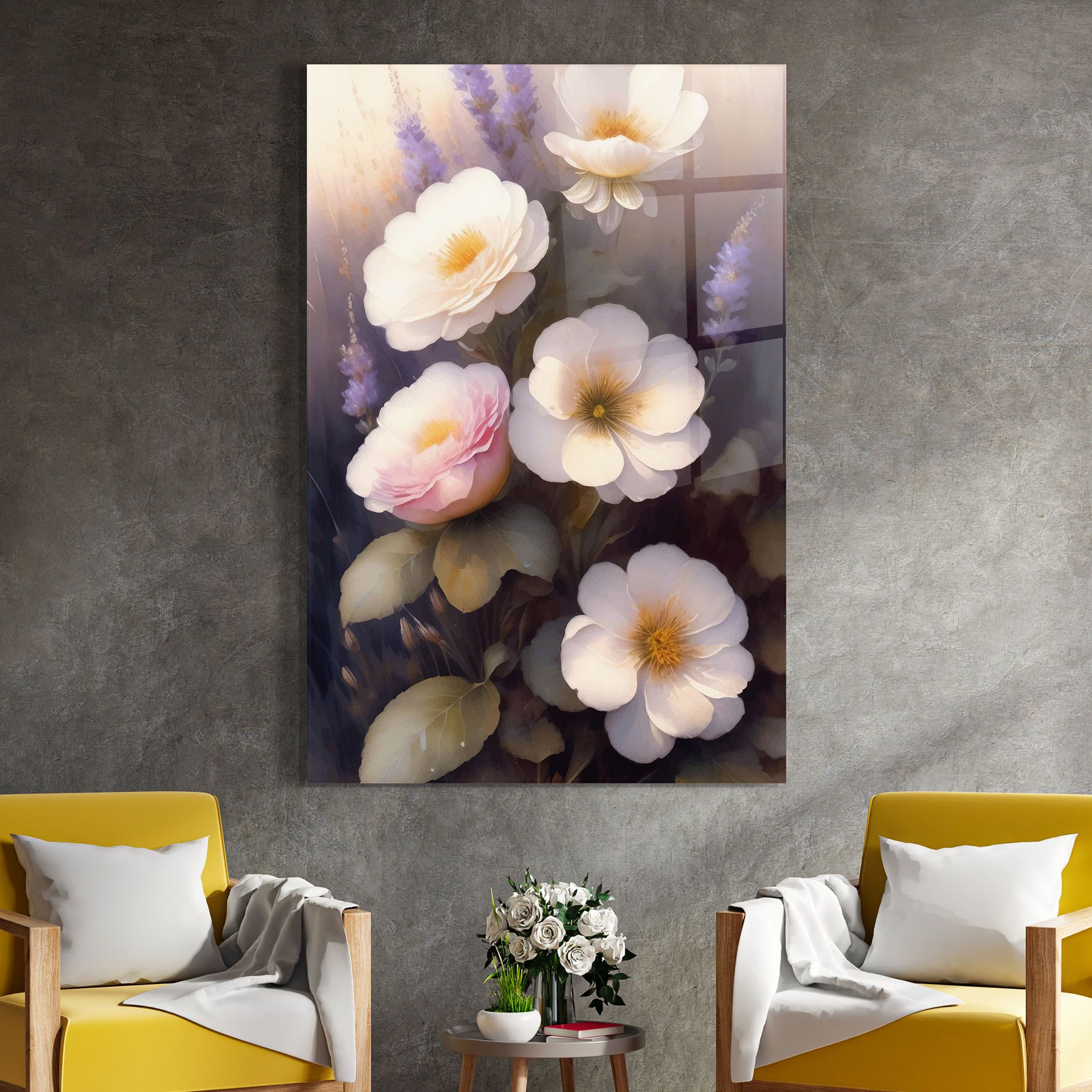 Cream Flower Spring mockup 4