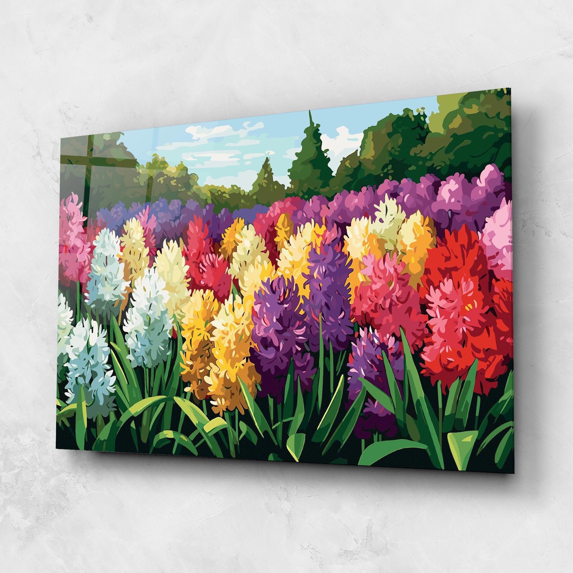 Стъклена картина Pretty Colorful Spring mockup 1