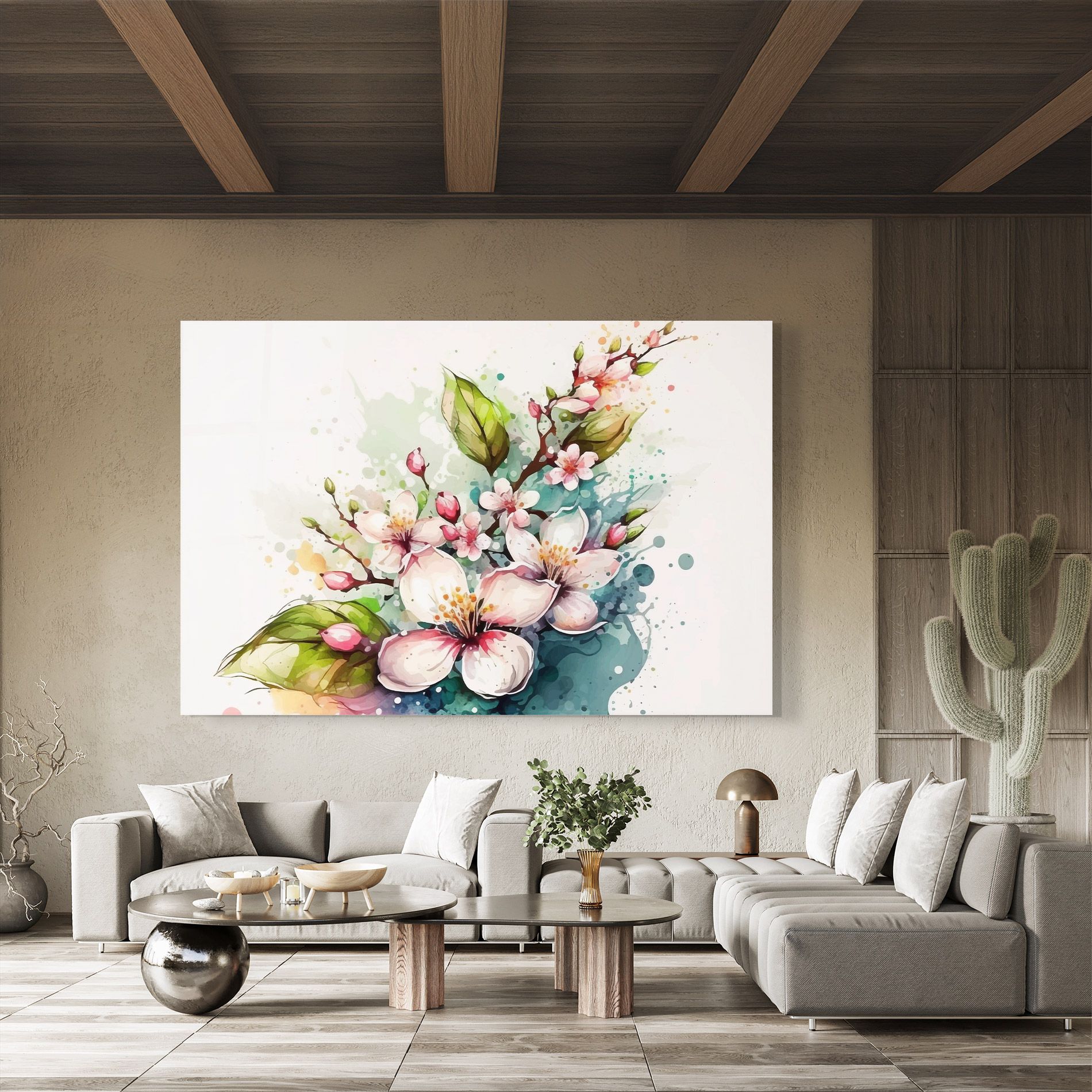 Cream Pink Spring mockup 8