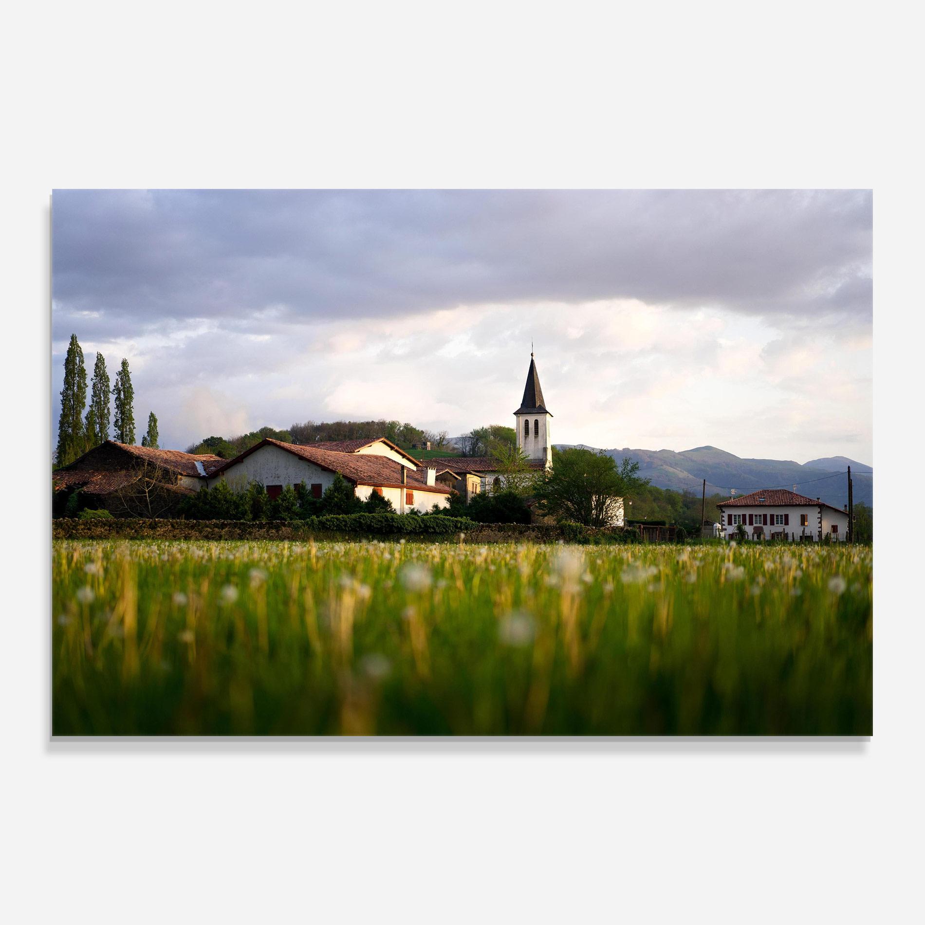 Стъклена картина Land Church mockup 0