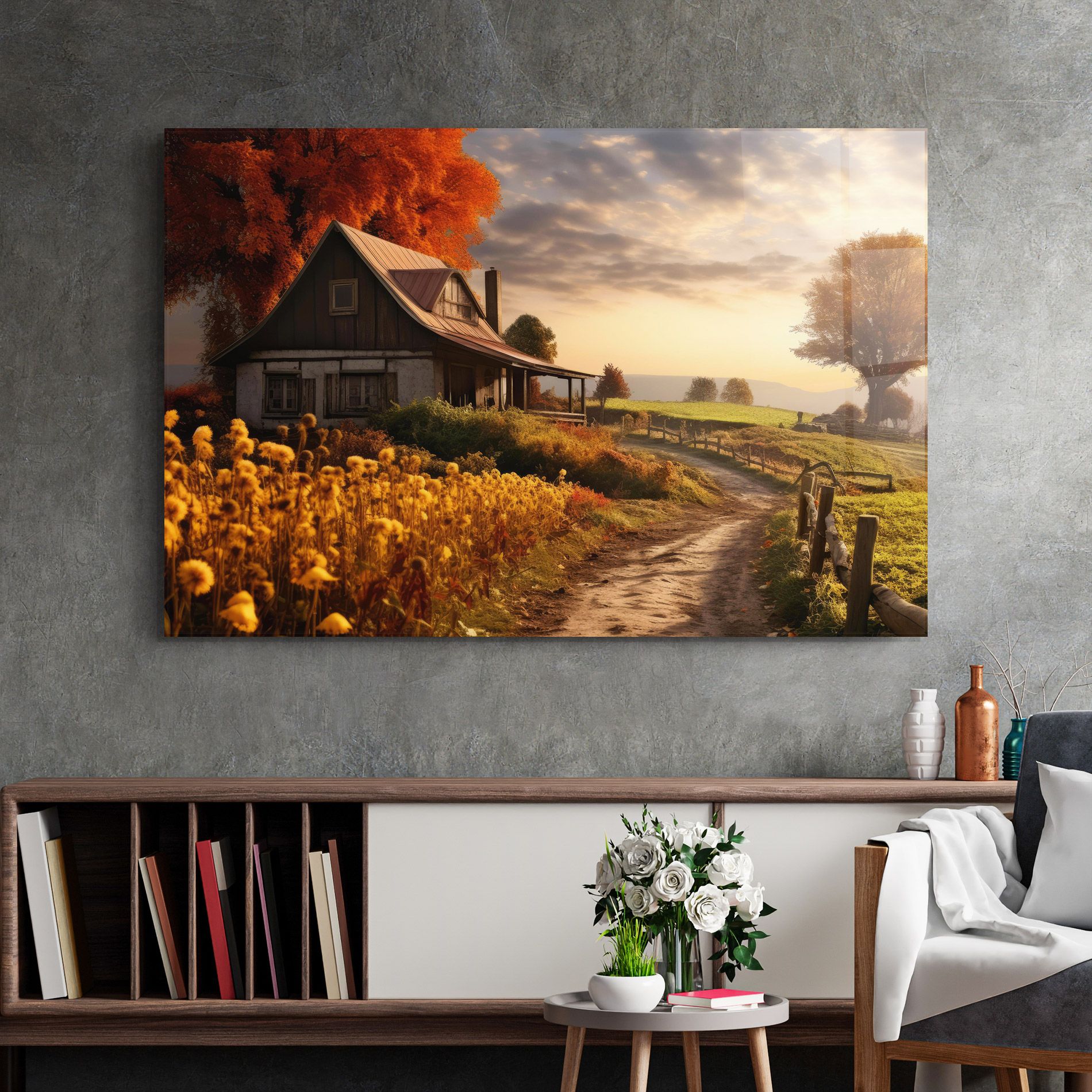 Autumn Farm House mockup 2