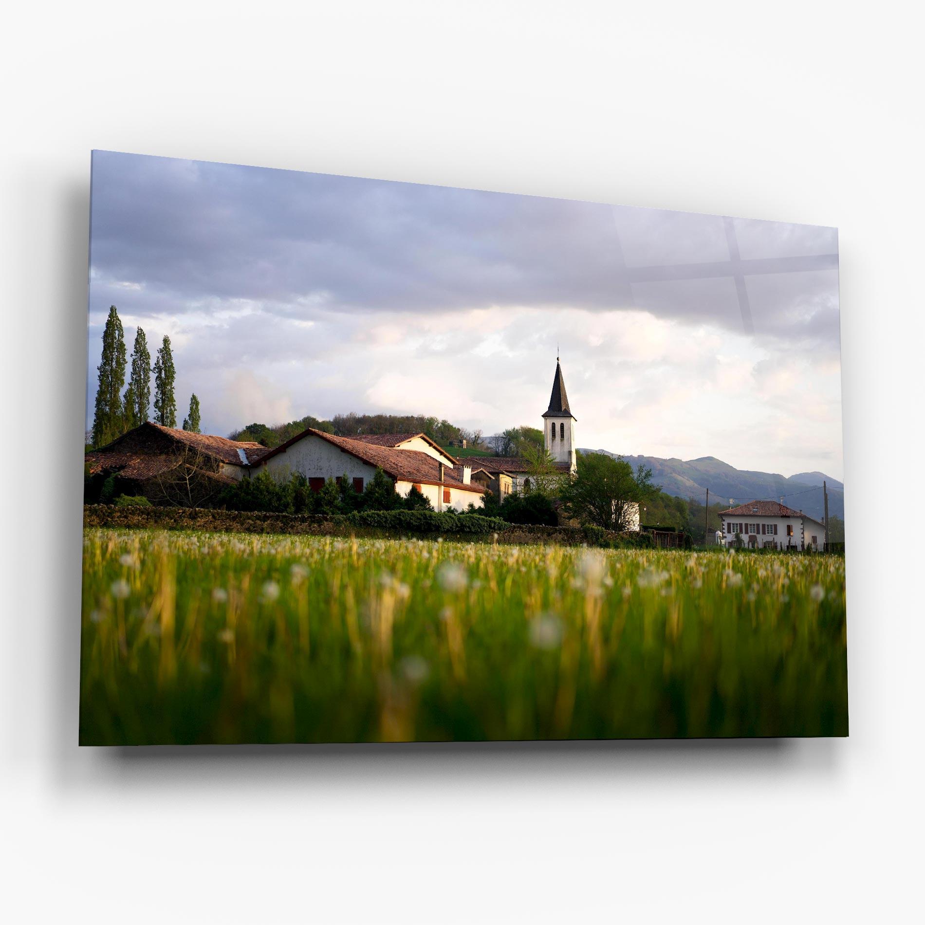 Стъклена картина Land Church mockup 6