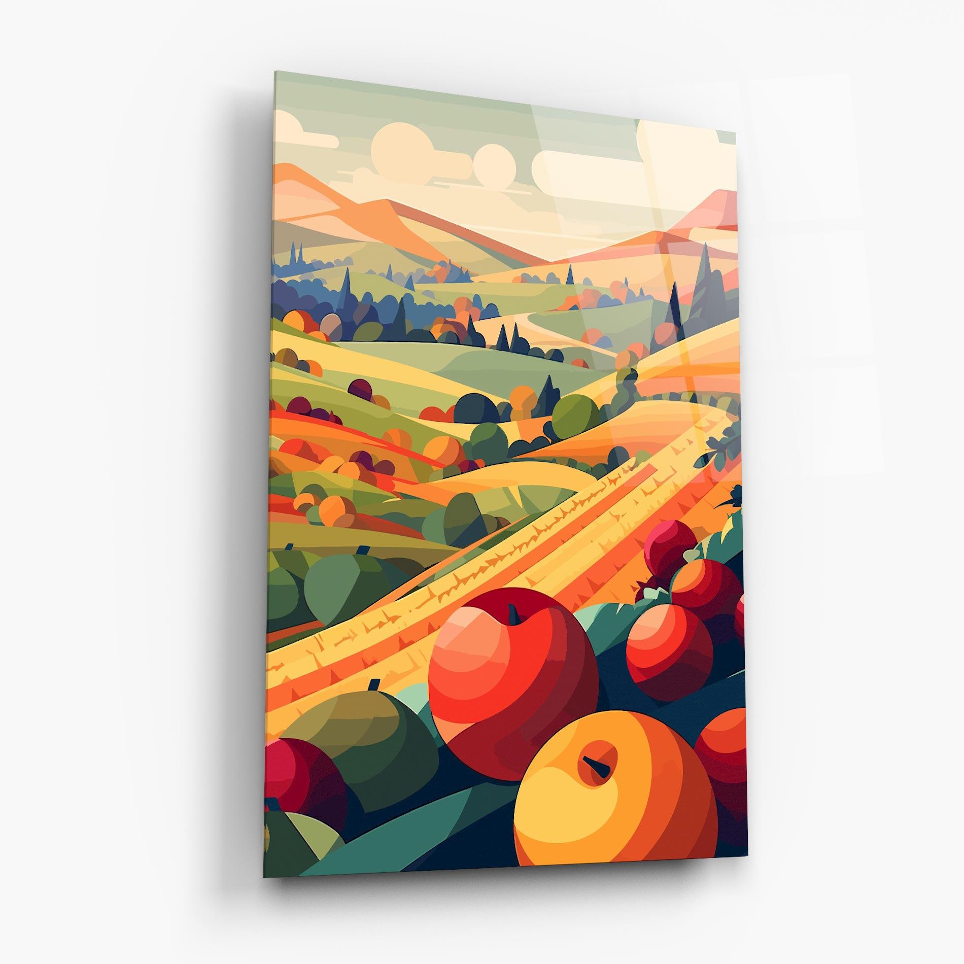 Стъклена картина Autumn Rural Fruits mockup 6