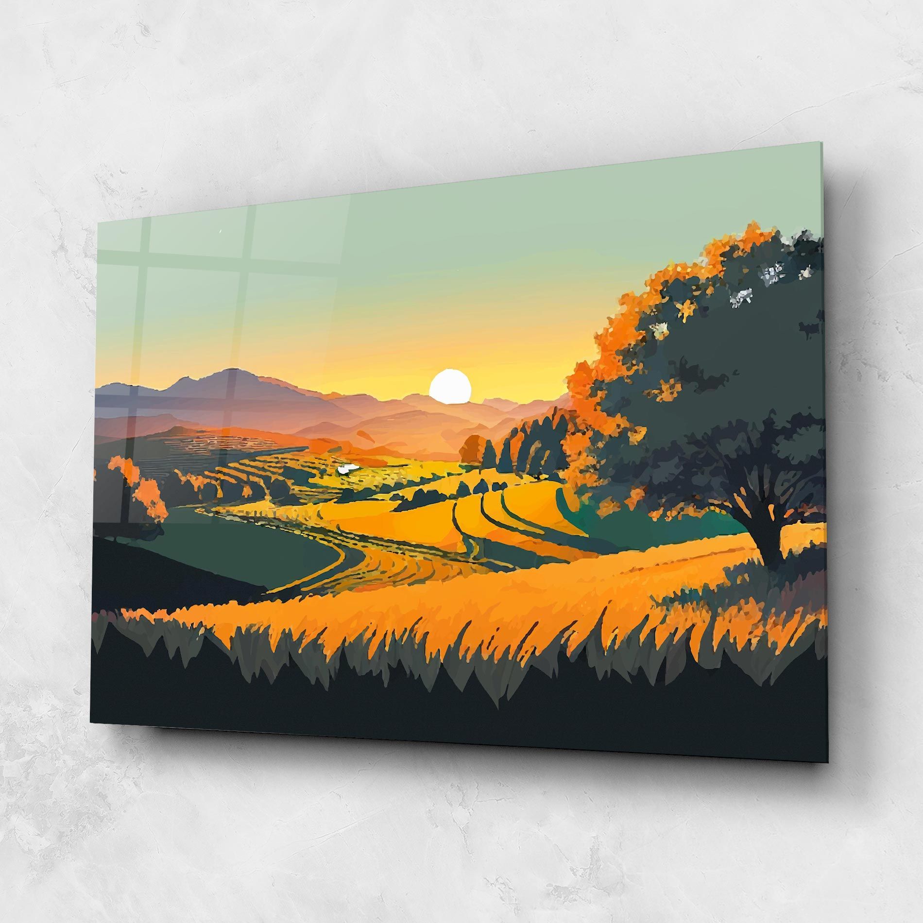 Rural Sunset Field mockup 1