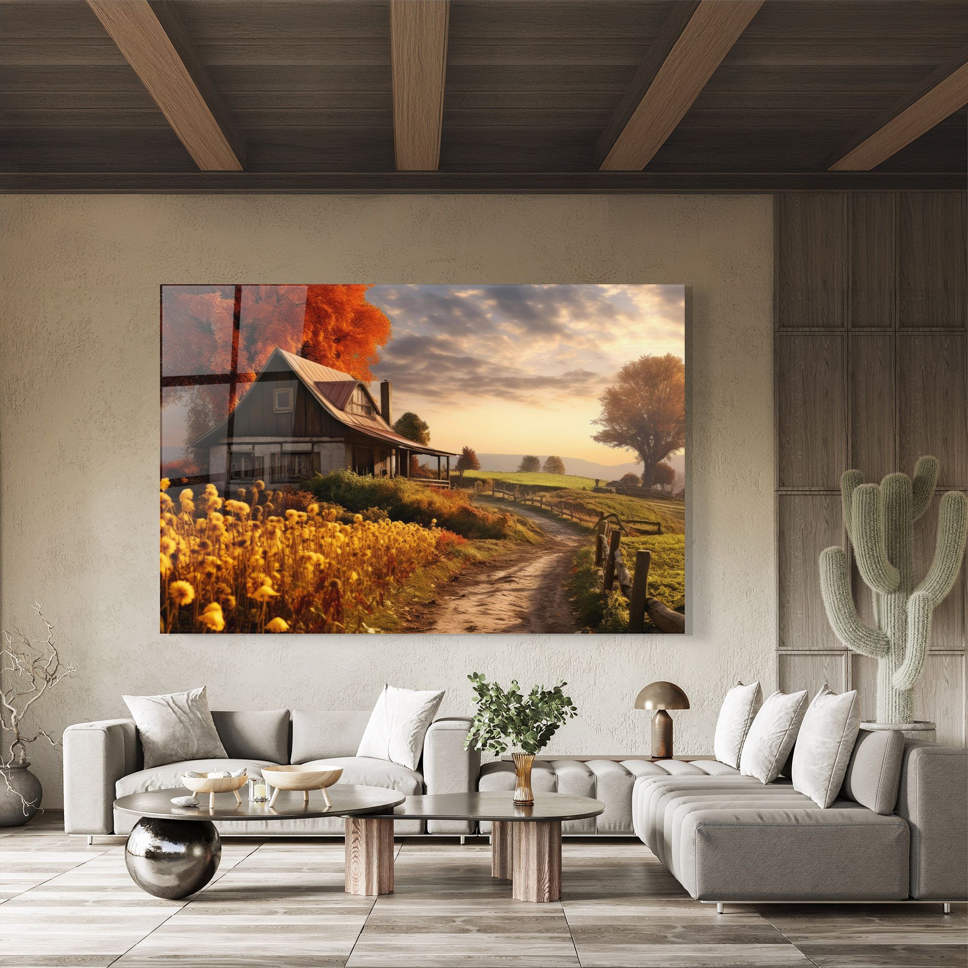 Autumn Farm House mockup 8