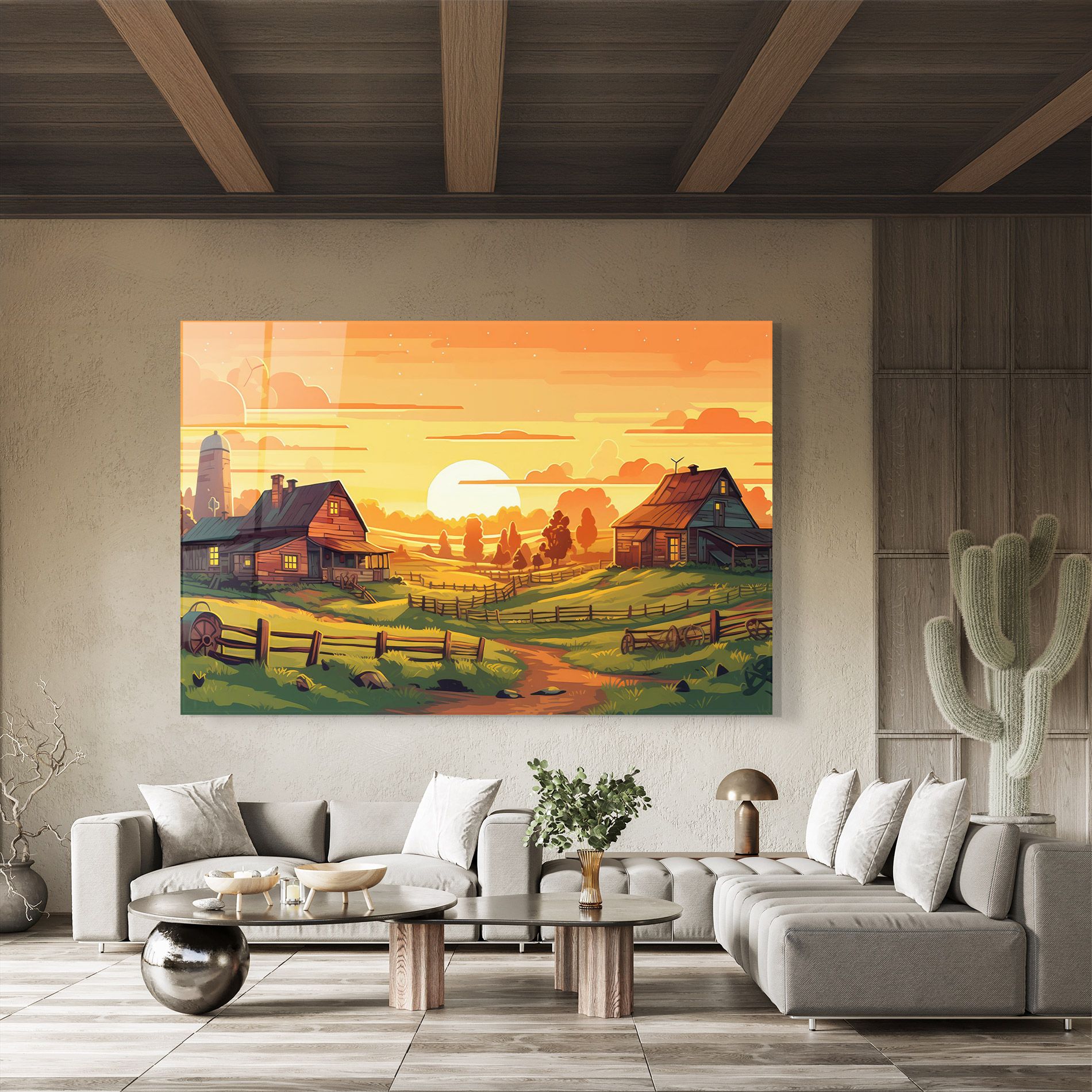 Farmhouse Sunlight mockup 8