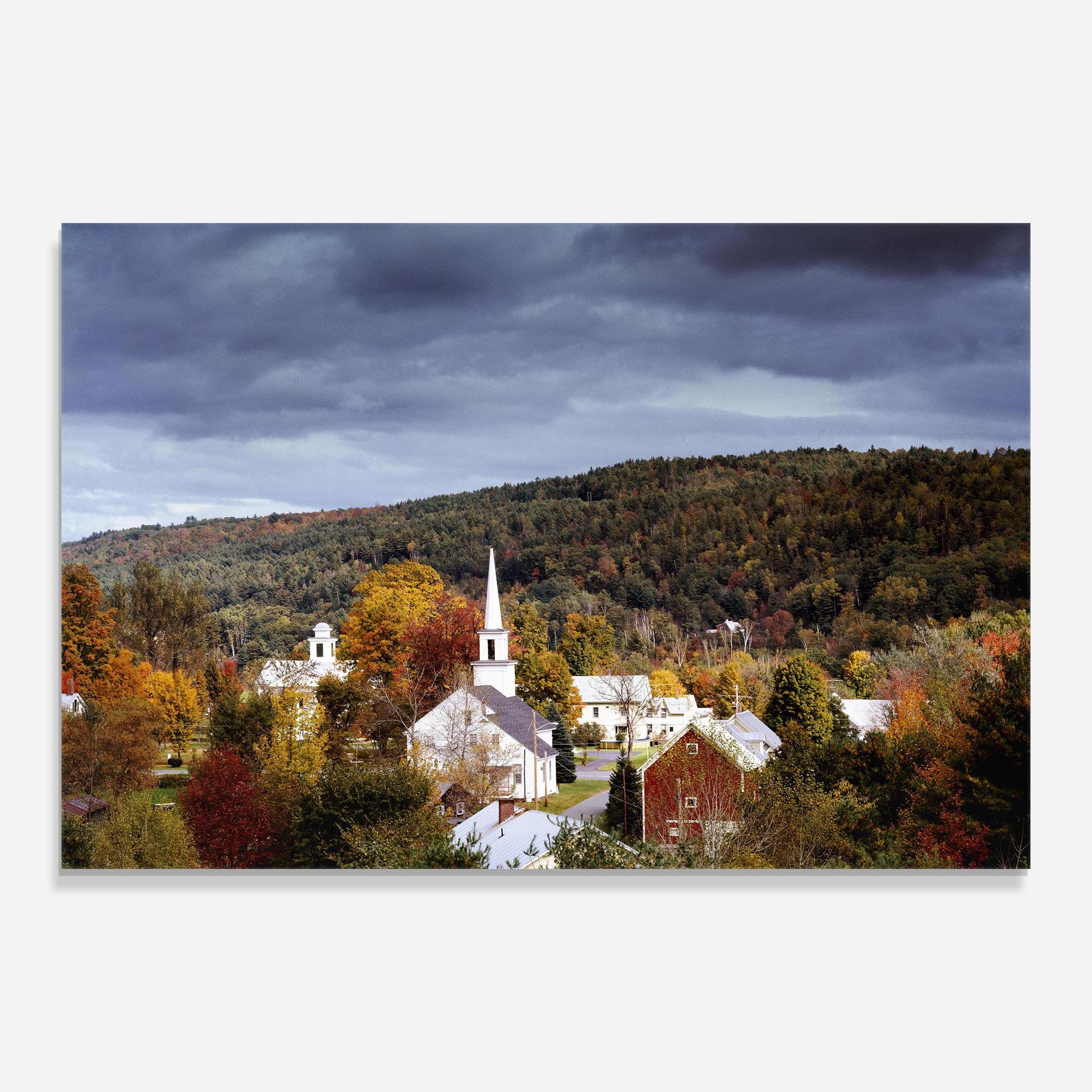 Стъклена картина Autumn Trees mockup 0