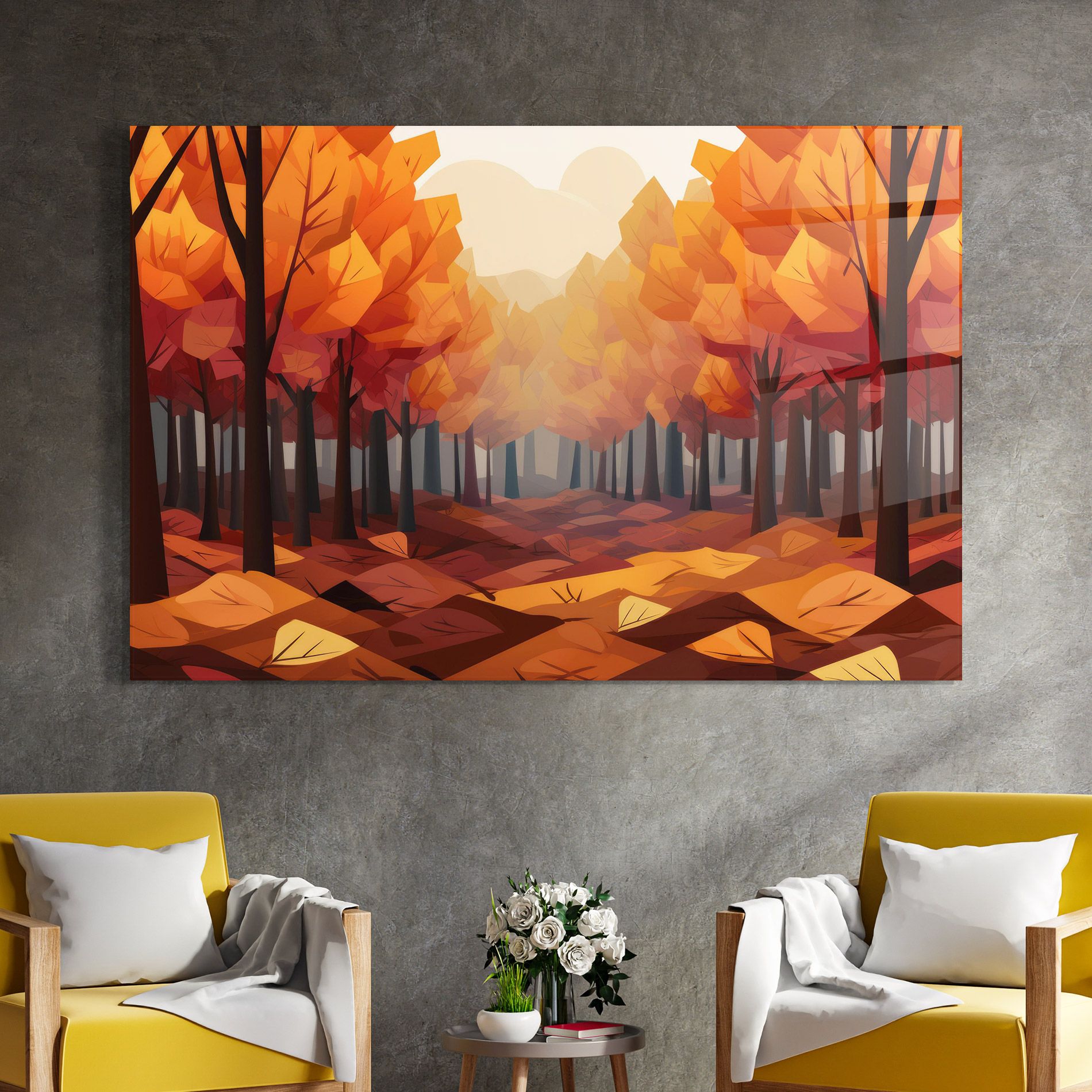 Autumn Forest View mockup 4