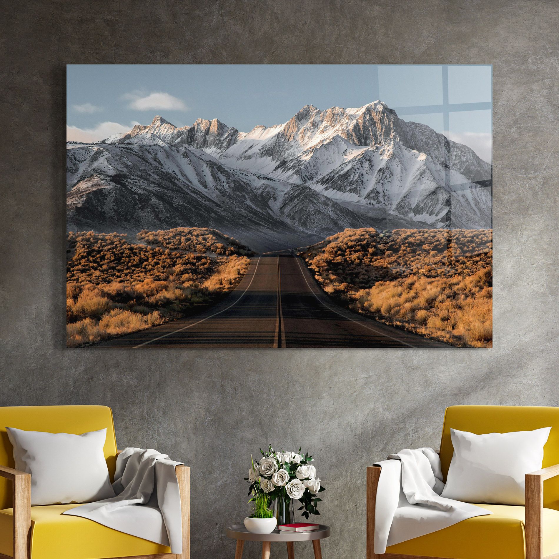 Autumn Mountain View mockup 4