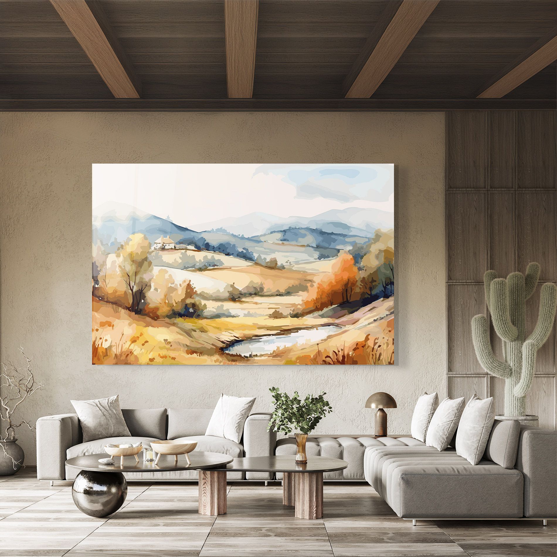 Blue Orange Autumn mockup 8