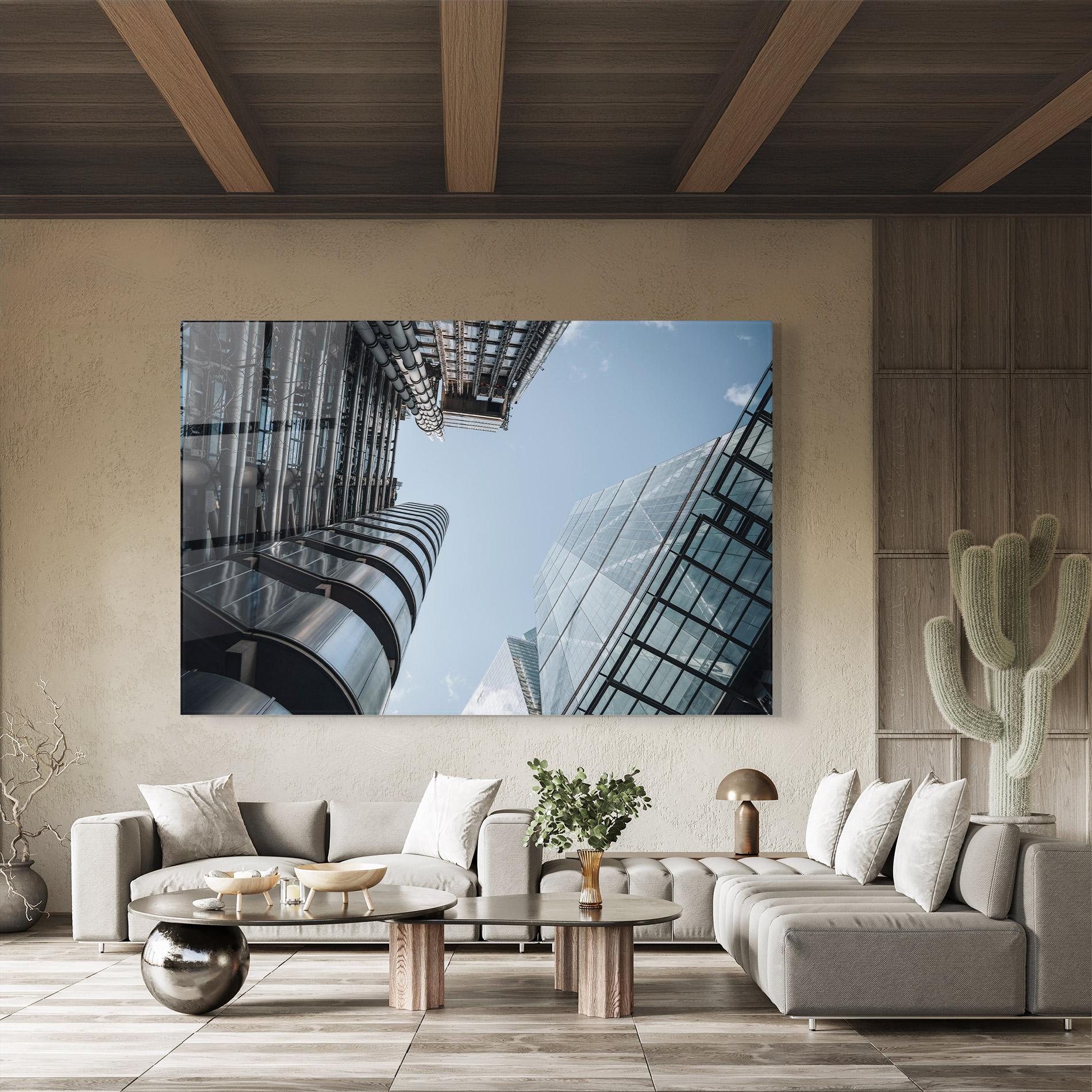 Стъклена картина Big Glass Building mockup 8