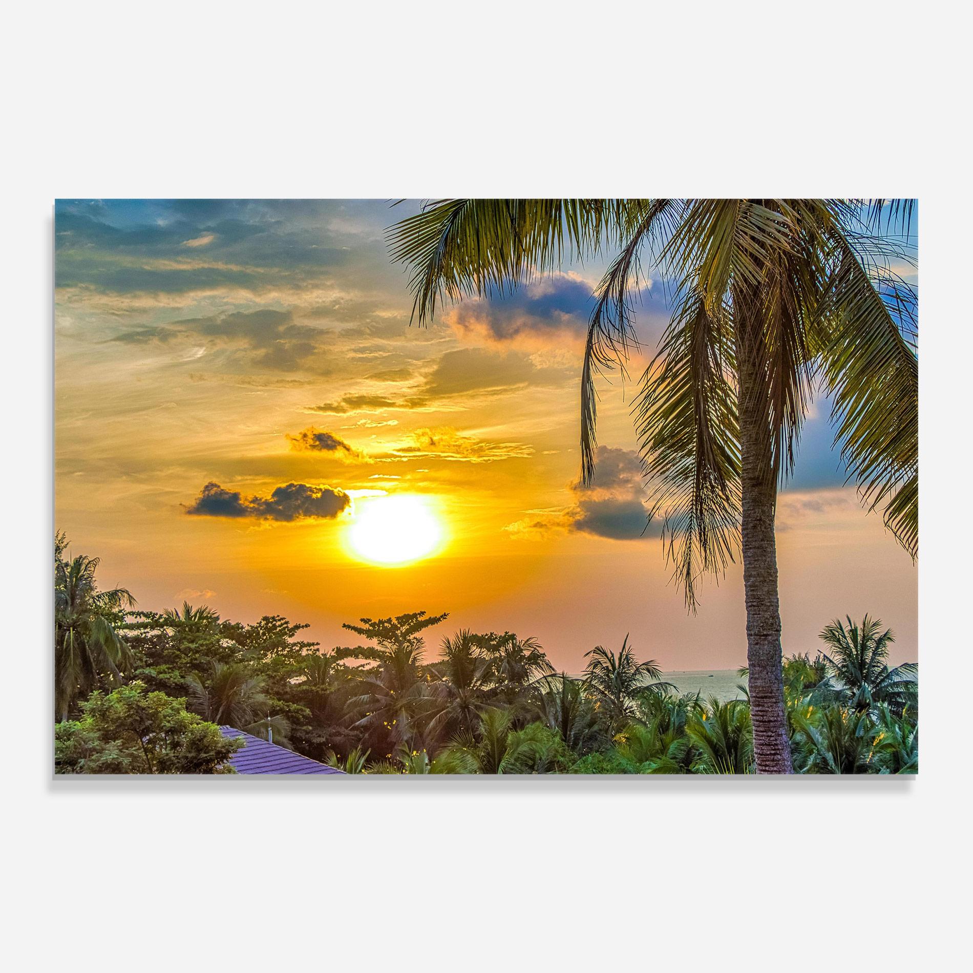 Стъклена картина Summer View mockup 0