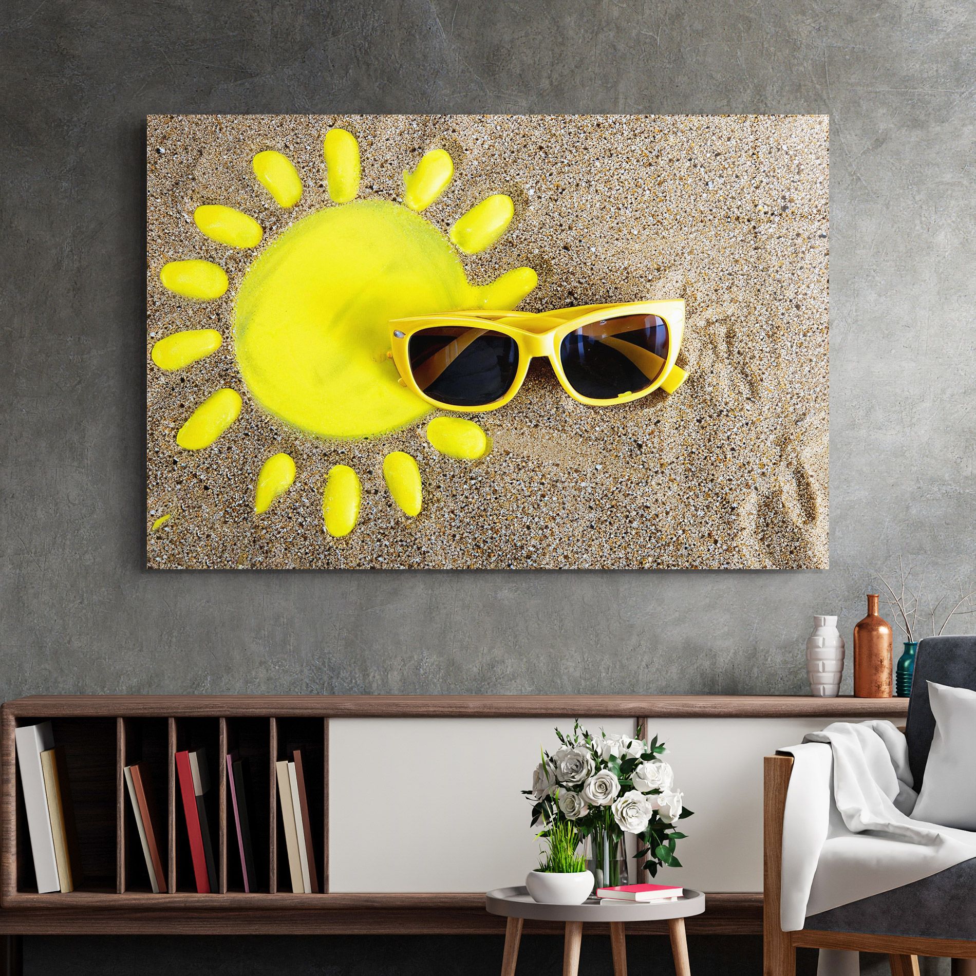 Yellow Summer Glasses mockup 2