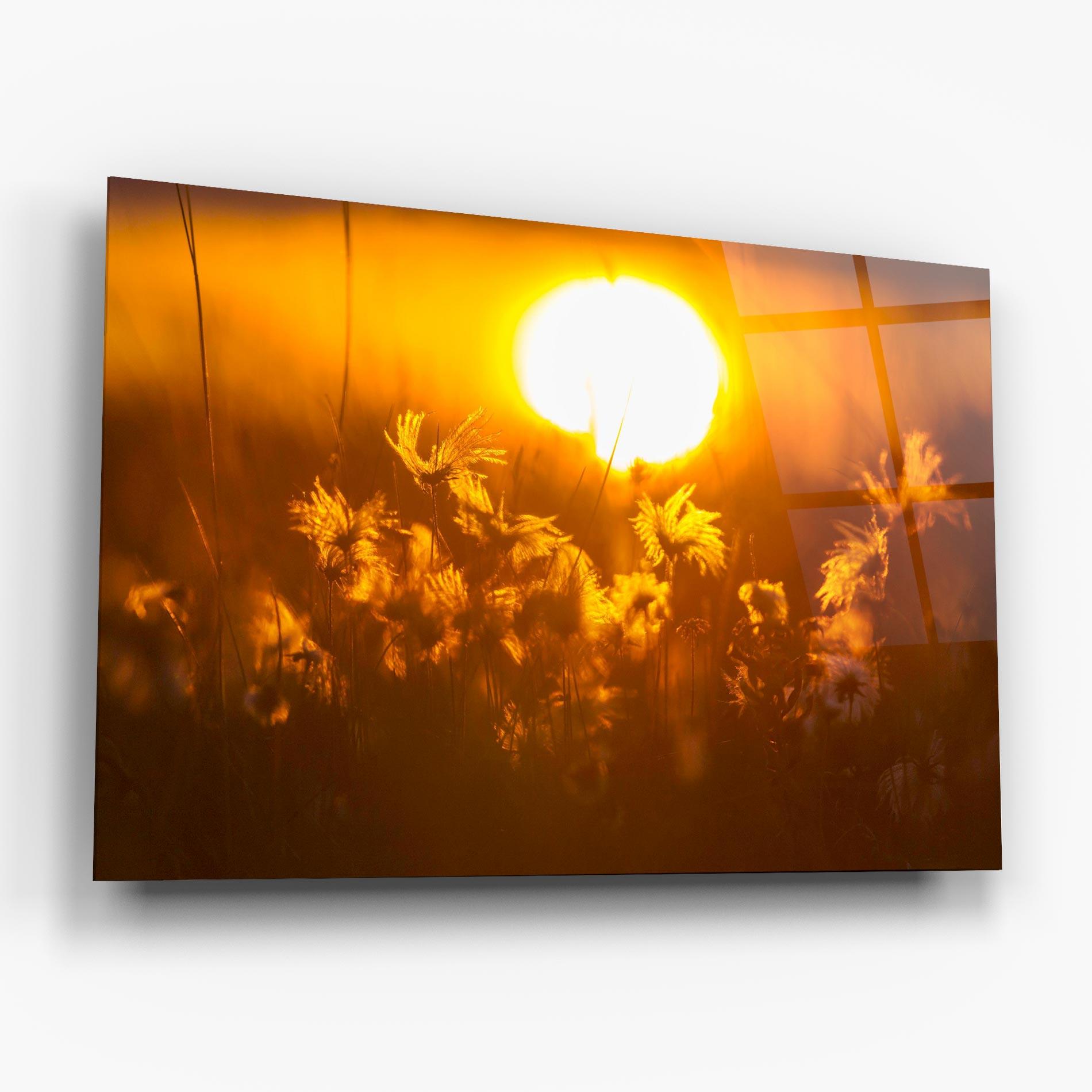 Стъклена картина Wildflowers mockup 6