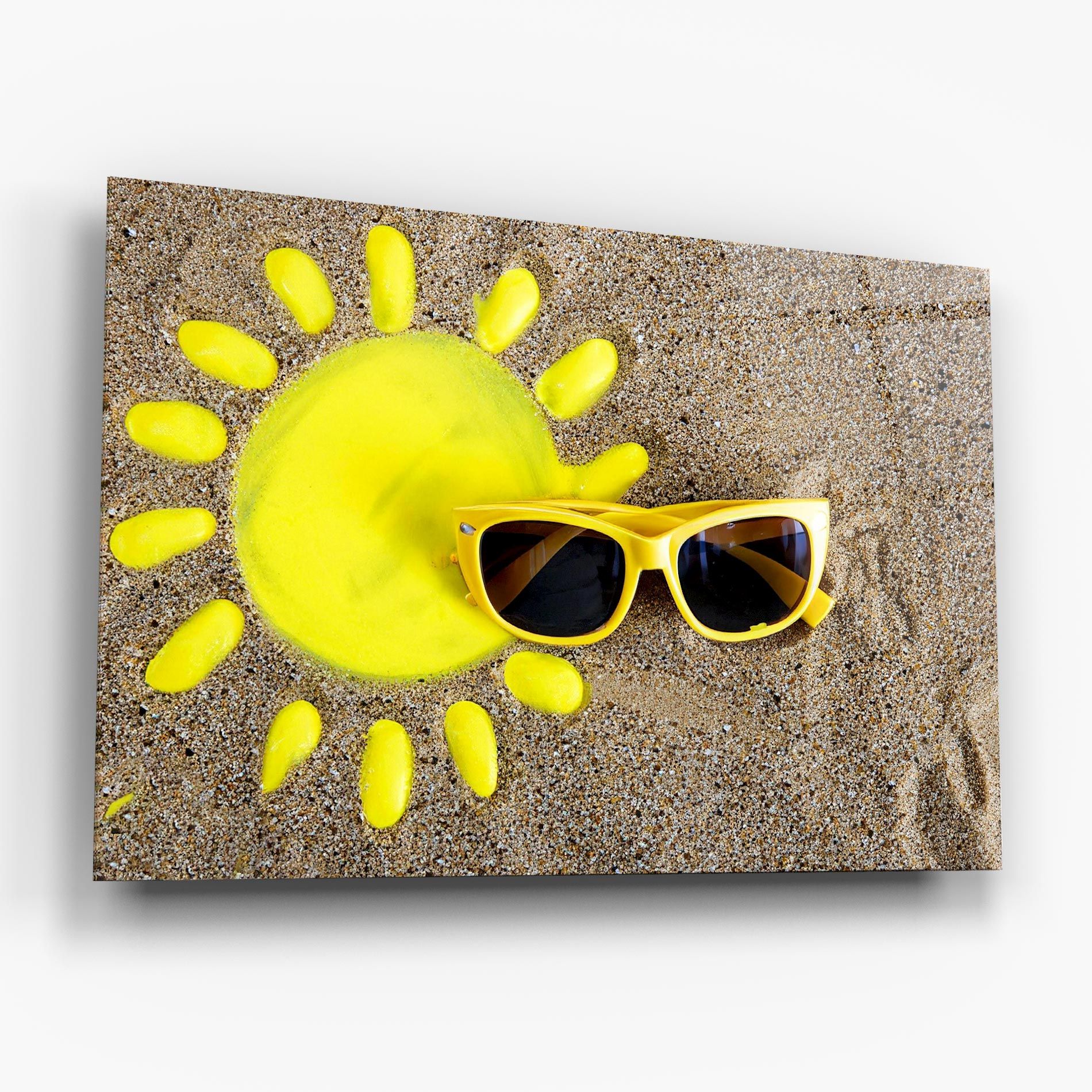 Yellow Summer Glasses mockup 6