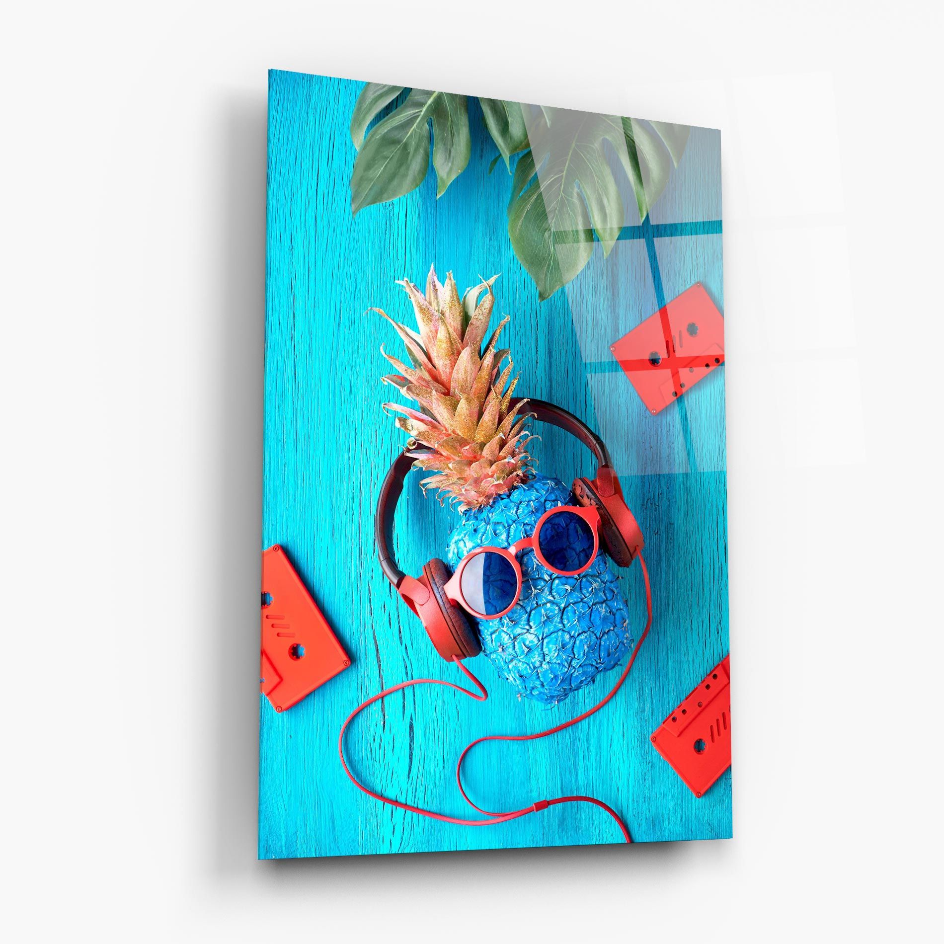 Pineapple On Blue mockup 6