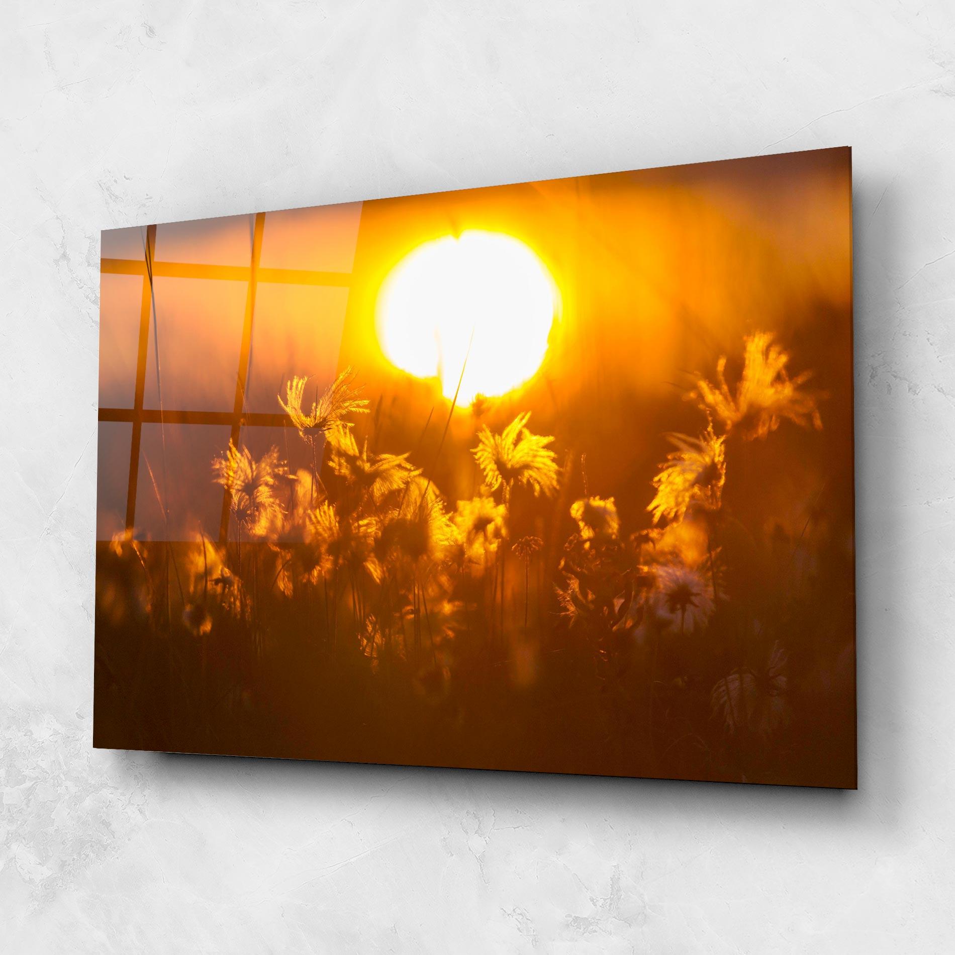Стъклена картина Wildflowers mockup 1