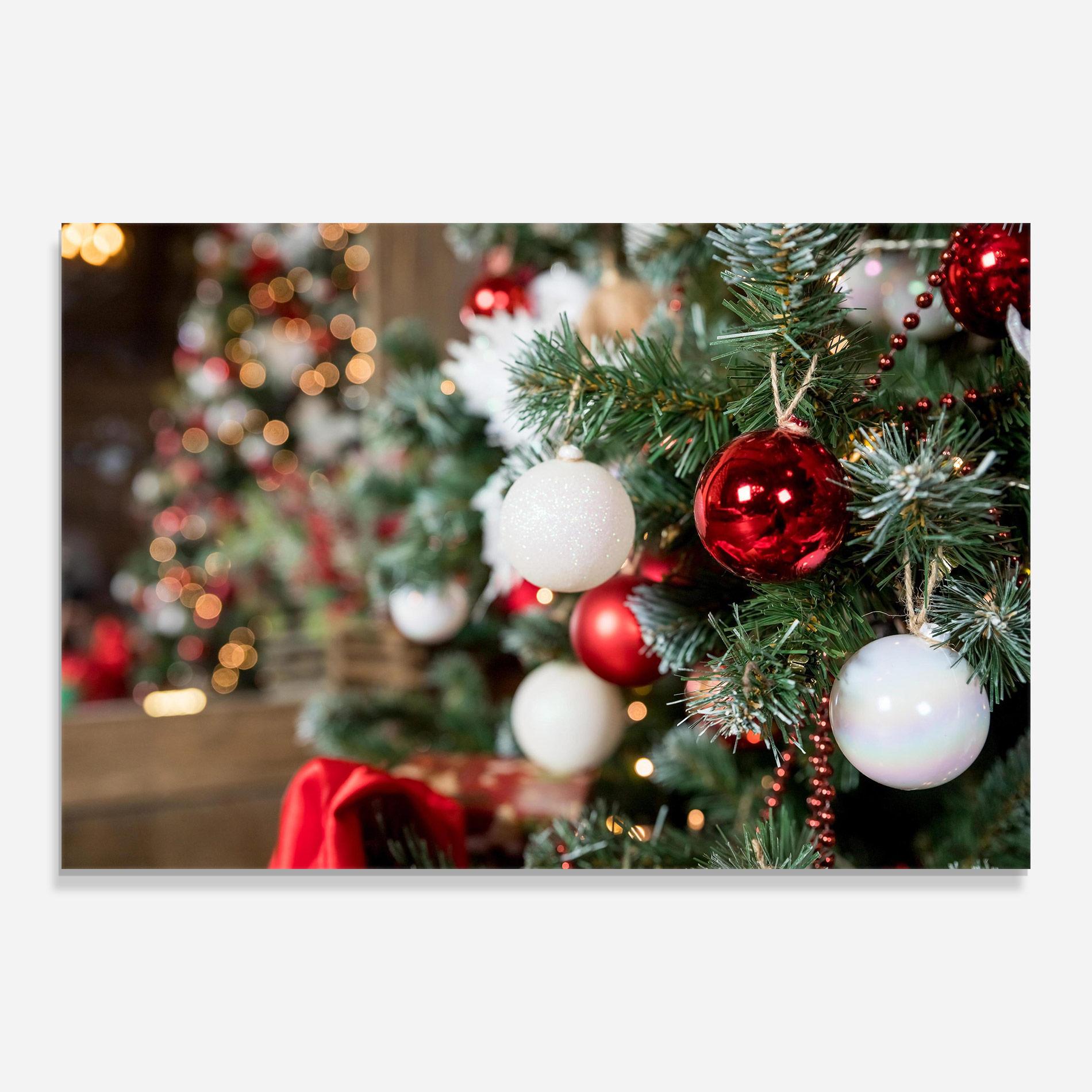 Стъклена картина Magic Christmas Home mockup 0