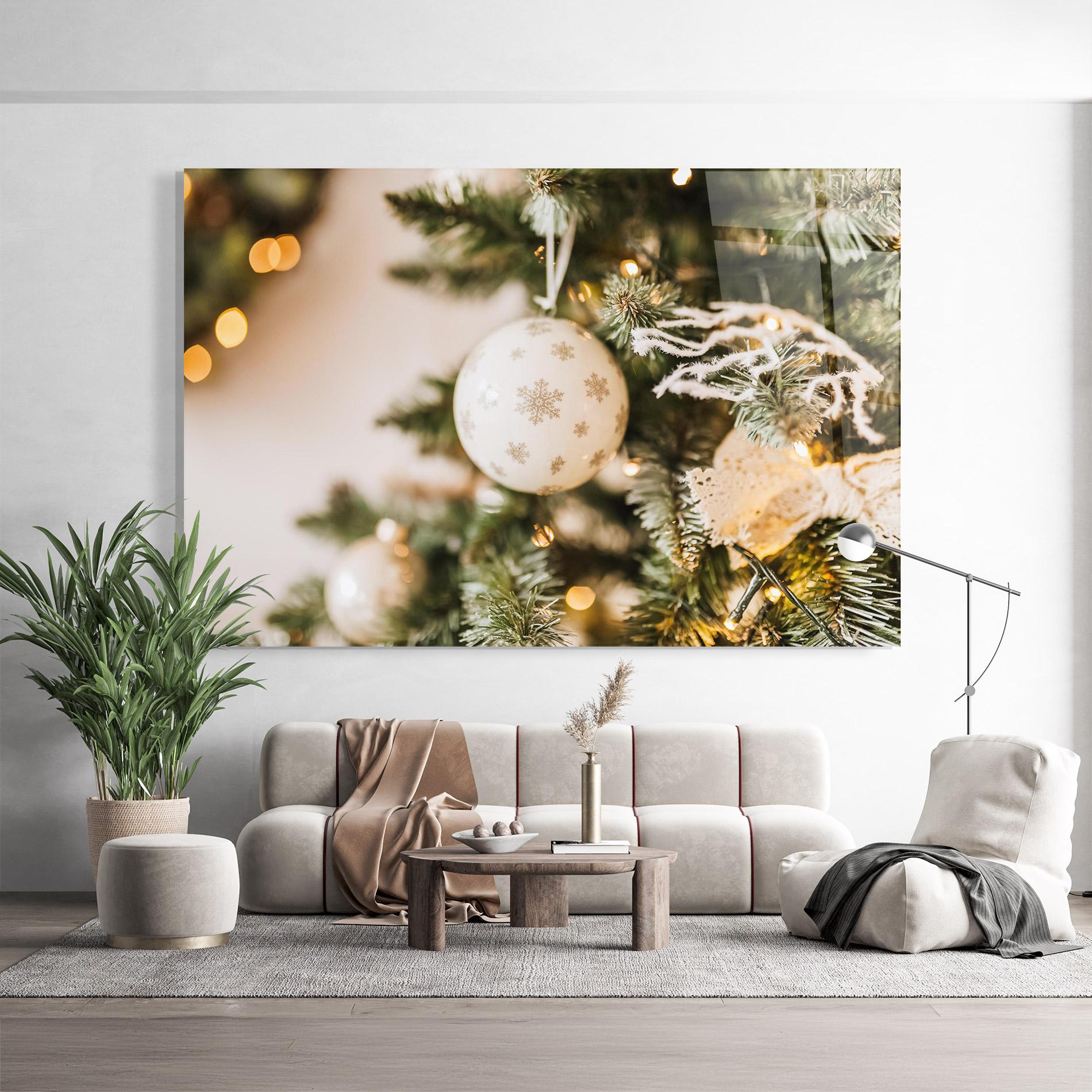 Стъклена картина Christmas Home mockup 9