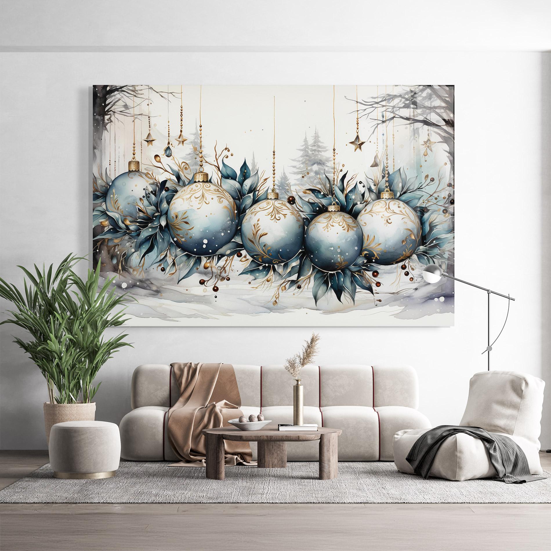 Стъклена картина Christmas Paper mockup 9