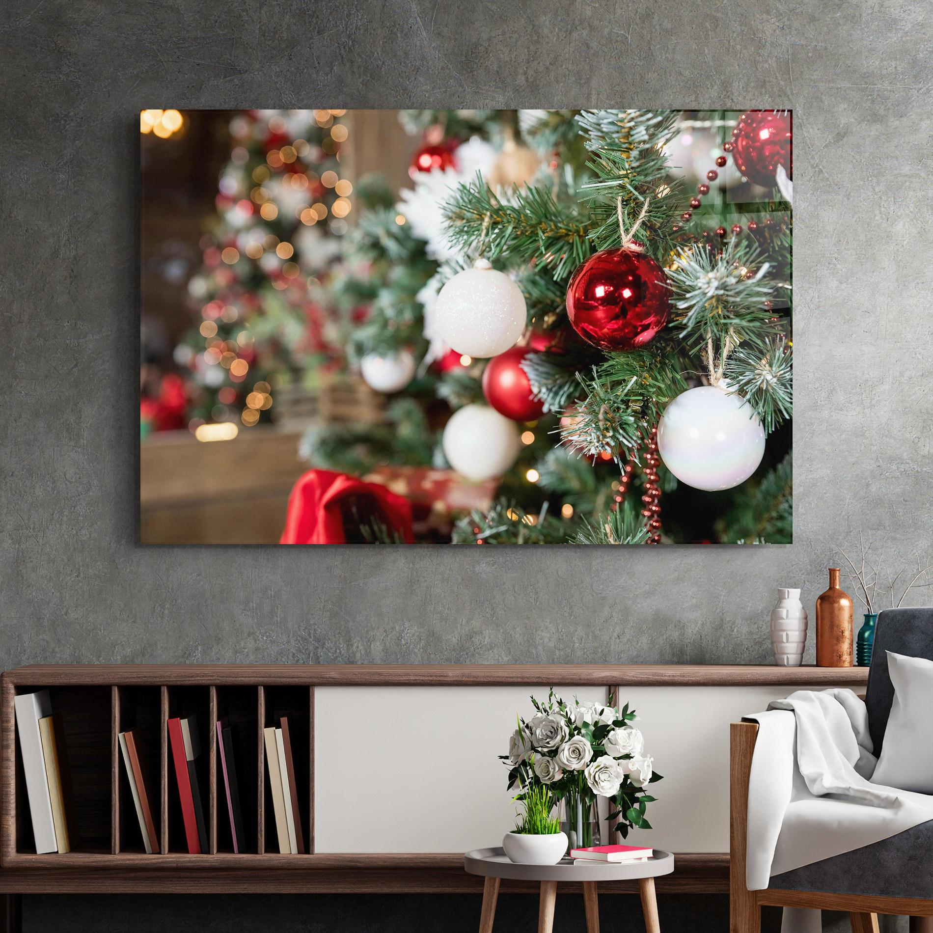 Стъклена картина Magic Christmas Home mockup 2