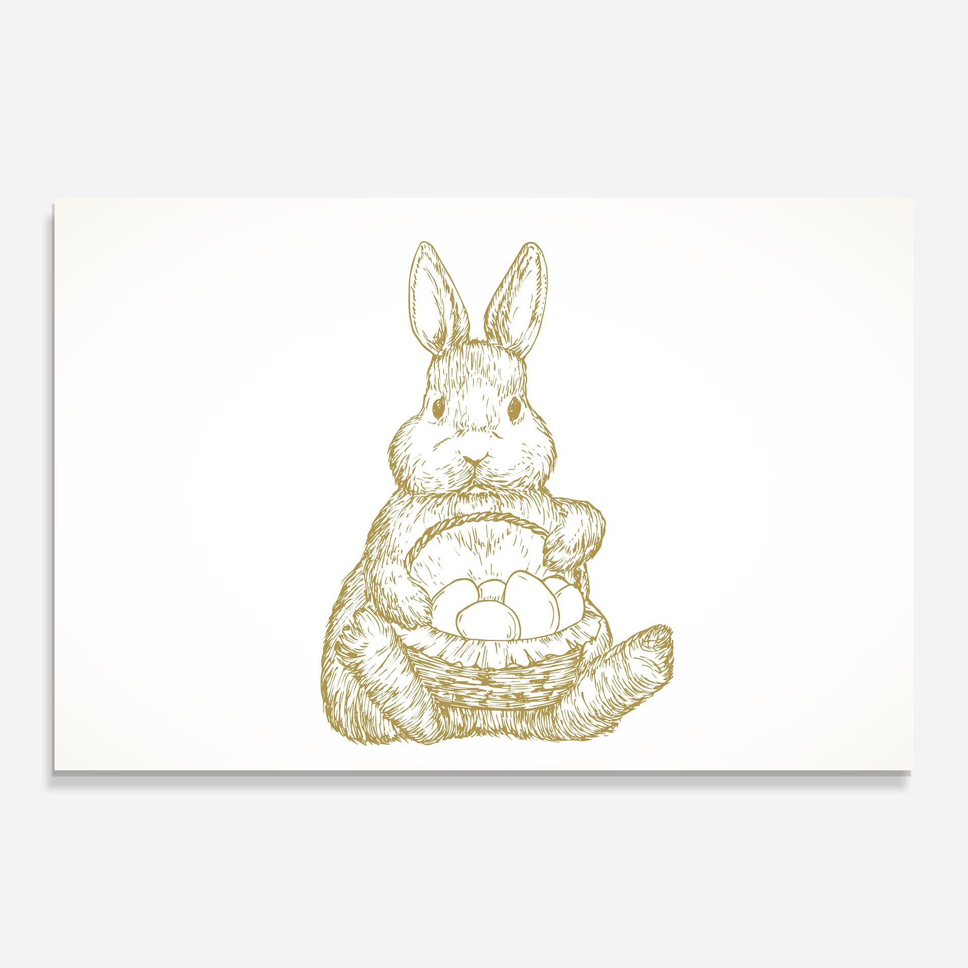 Bunny With Basket mockup 0