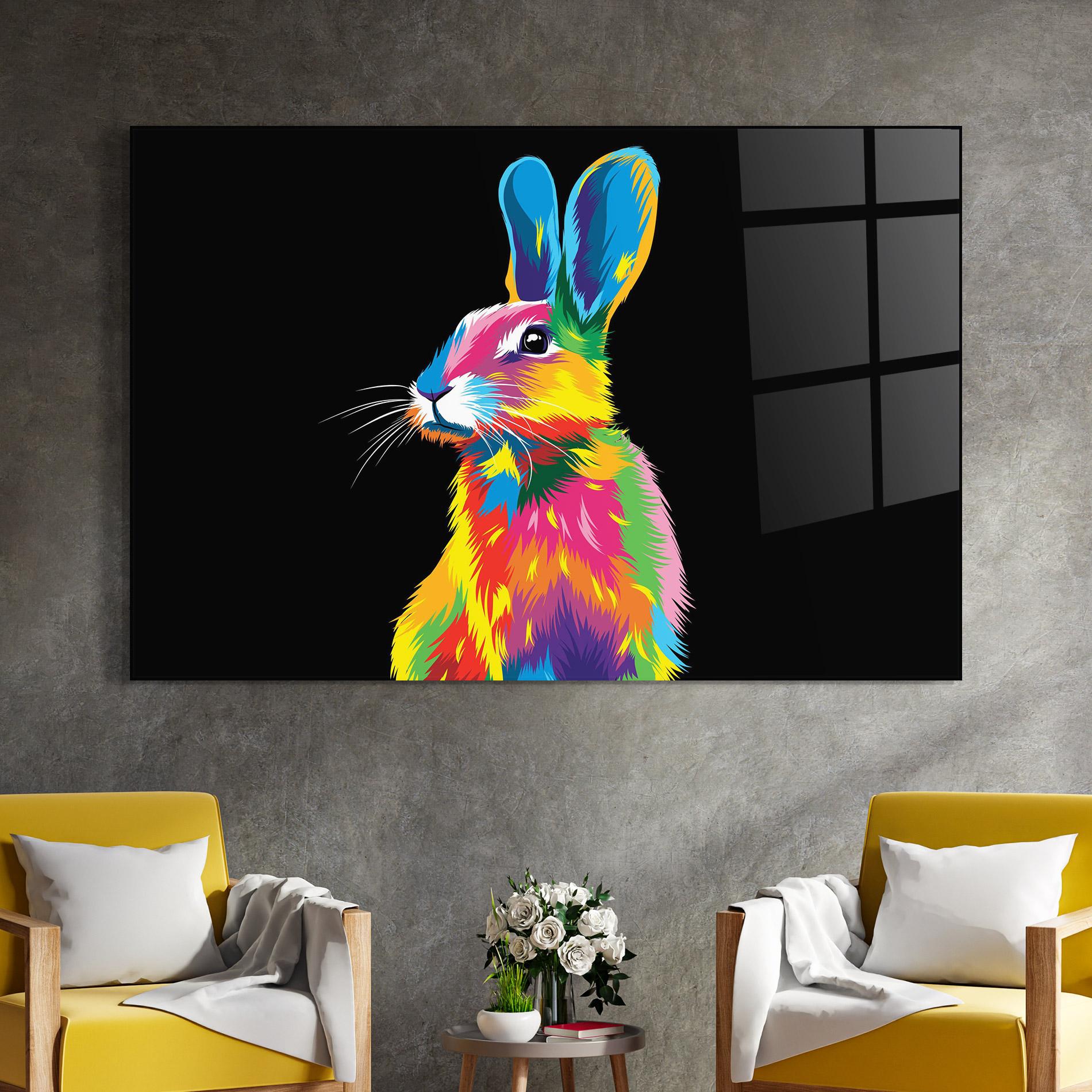 Стъклена картина Color Mix Easter mockup 4