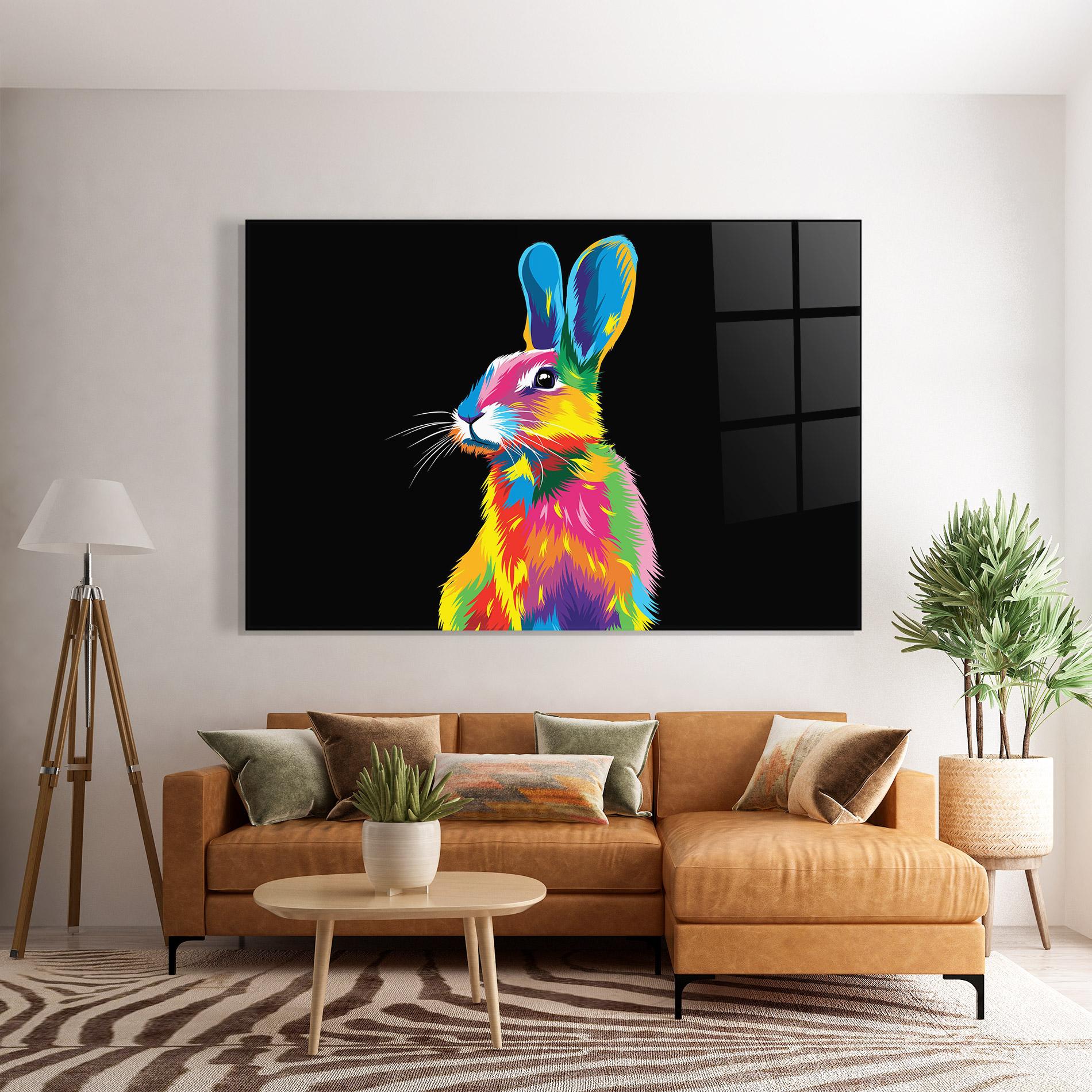 Стъклена картина Color Mix Easter mockup 7