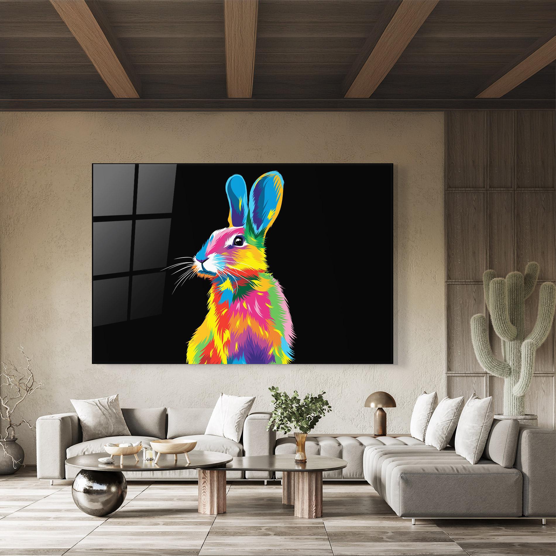 Стъклена картина Color Mix Easter mockup 8