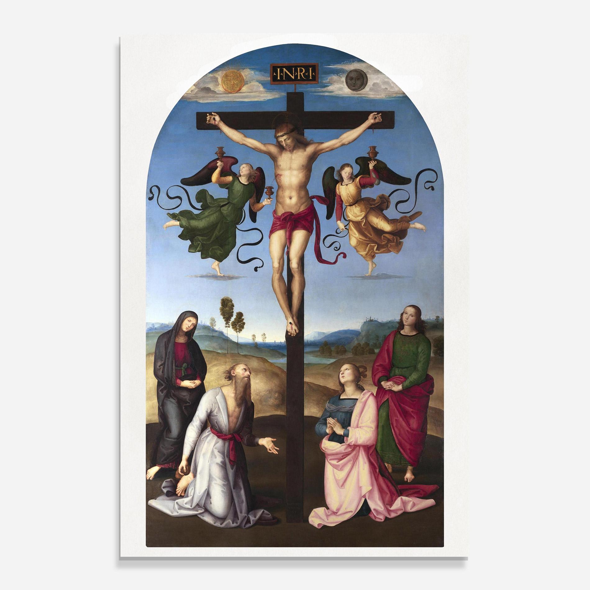 Стъклена картина Blue Sky Jesus mockup 0