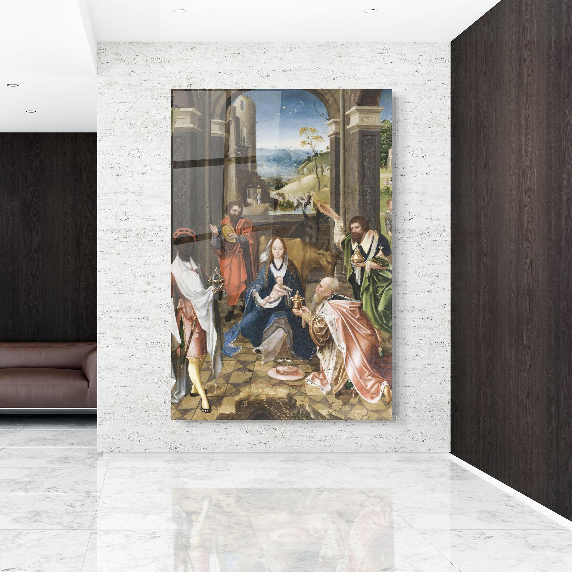 Стъклена картина Merciful Miracle mockup 9