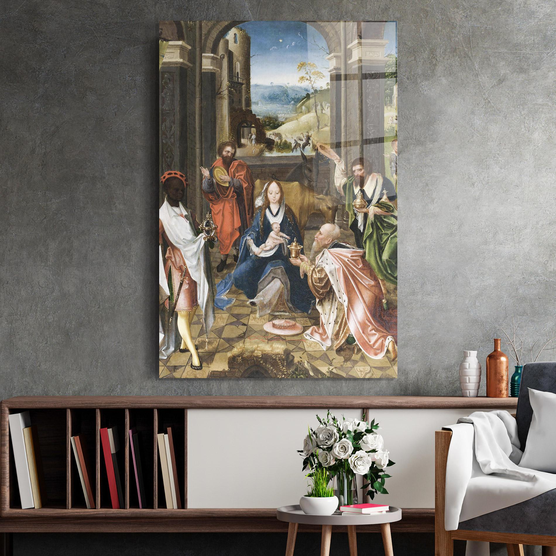 Стъклена картина Merciful Miracle mockup 2